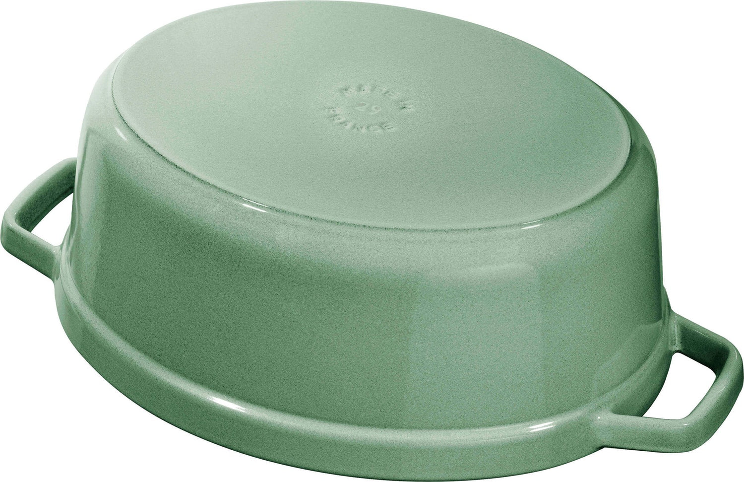 STAUB LA COCOTTE Garnek żeliwny owalny 4.2 ltr, miętowy
