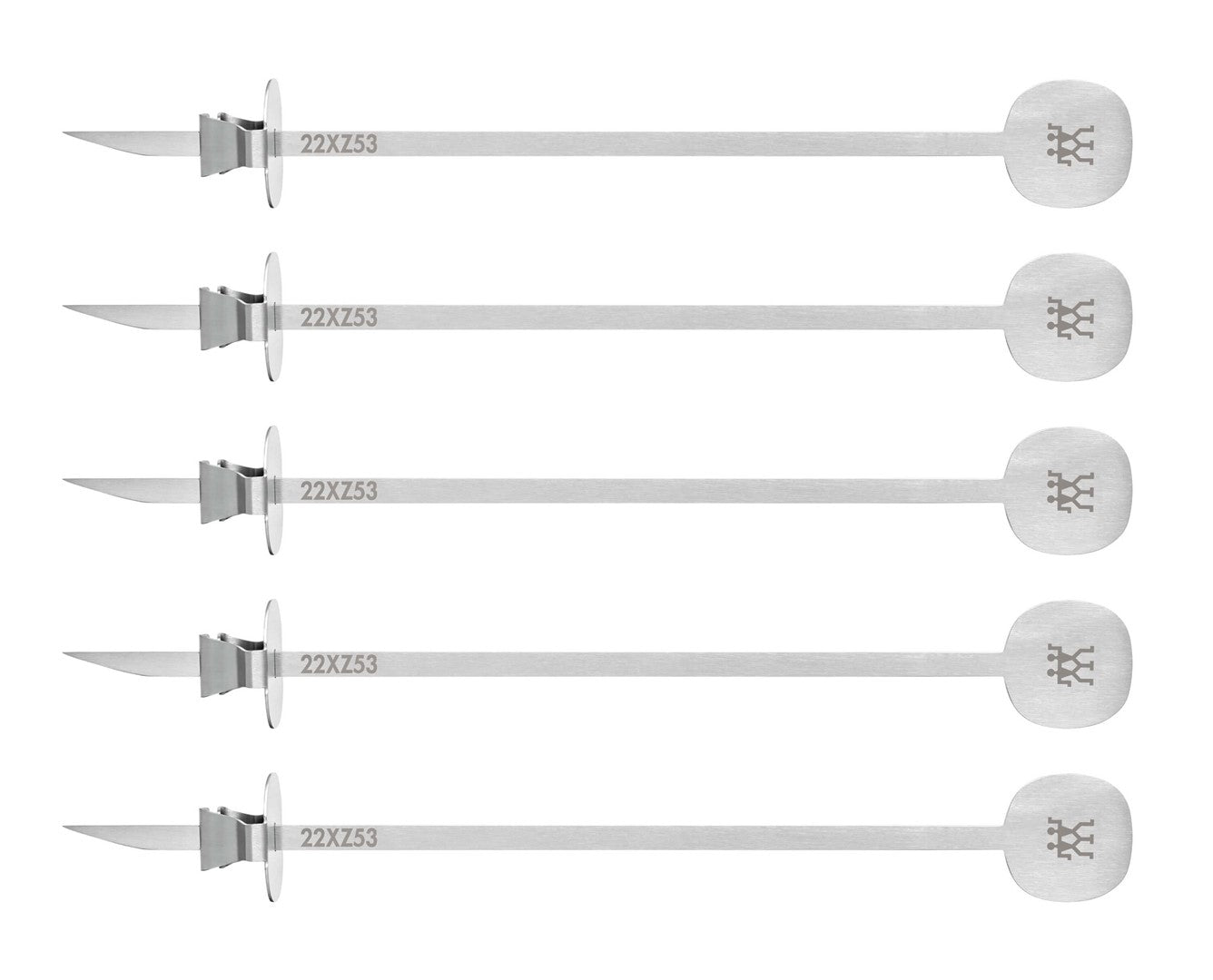 ZWILLING BBQ+ Set mit 5 Spießen für Schaschlik