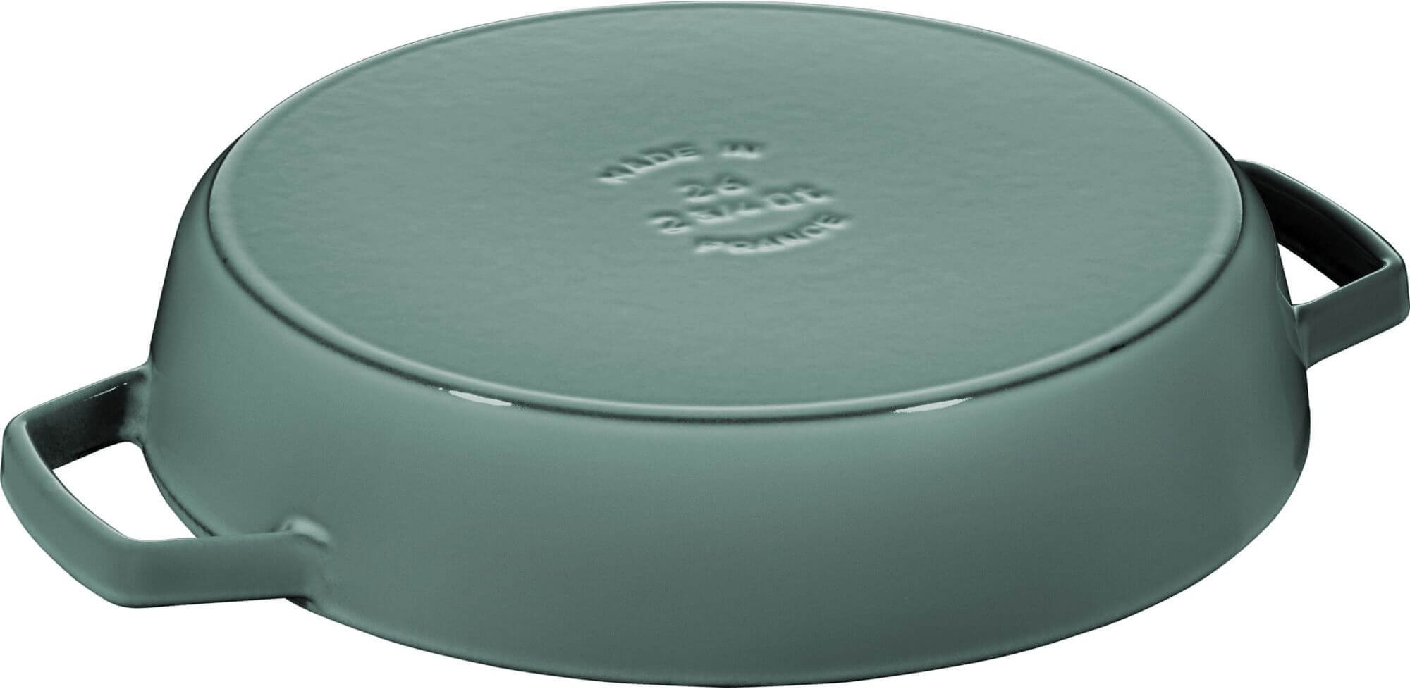 STAUB Patelnia żeliwna 26 cm, eukaliptusowy