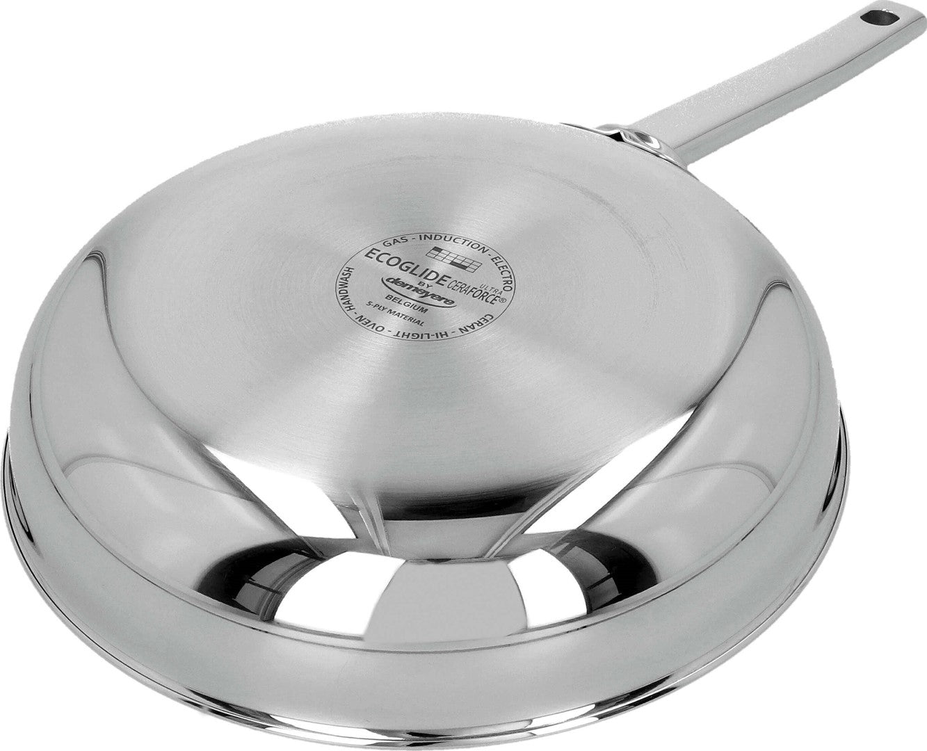 DEMeyere ECOLINE 5 flache Pfanne mit Ceraforce-Beschichtung 28 cm