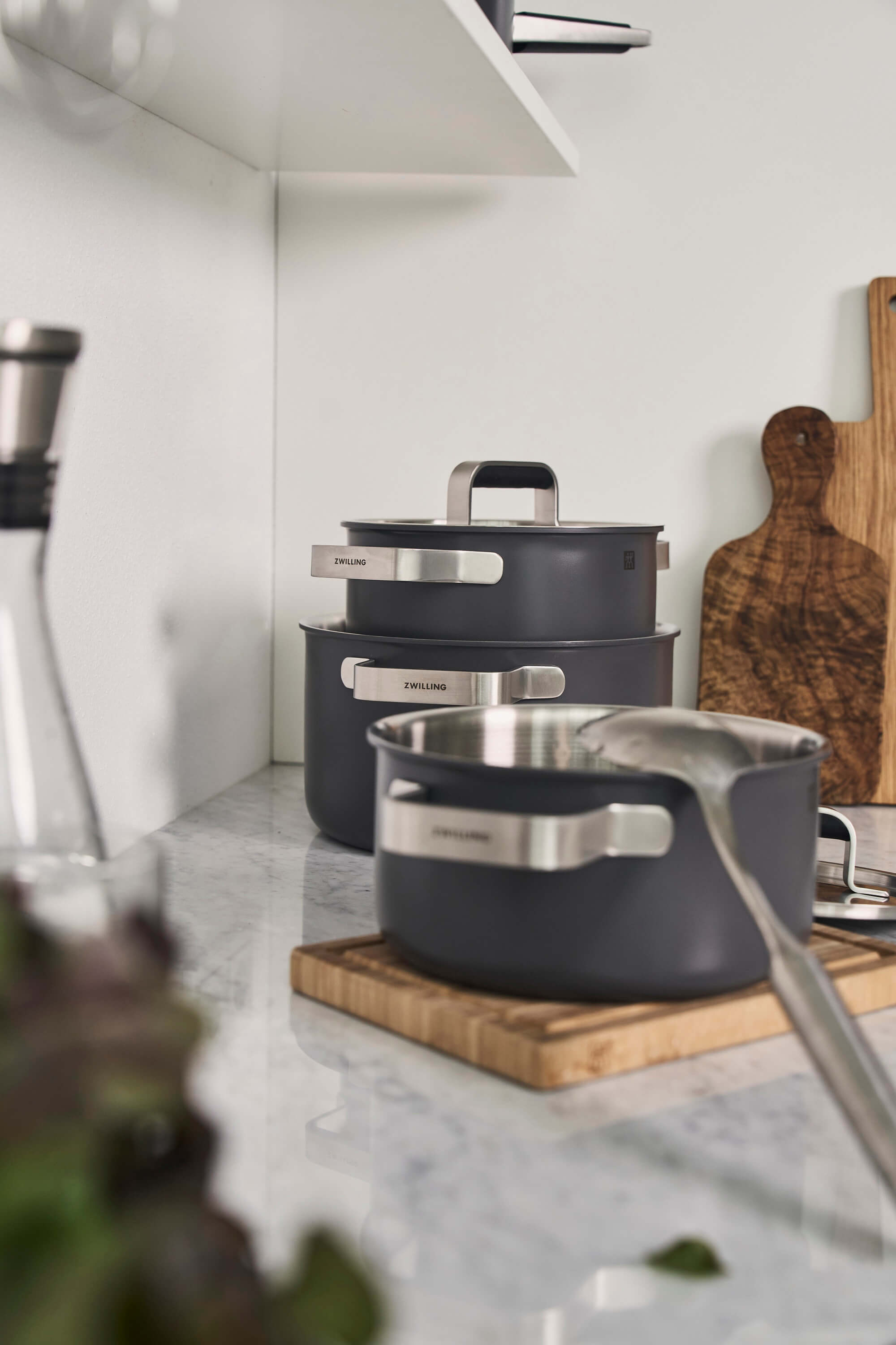 ZWILLING PURE Zestaw 3 garnków
