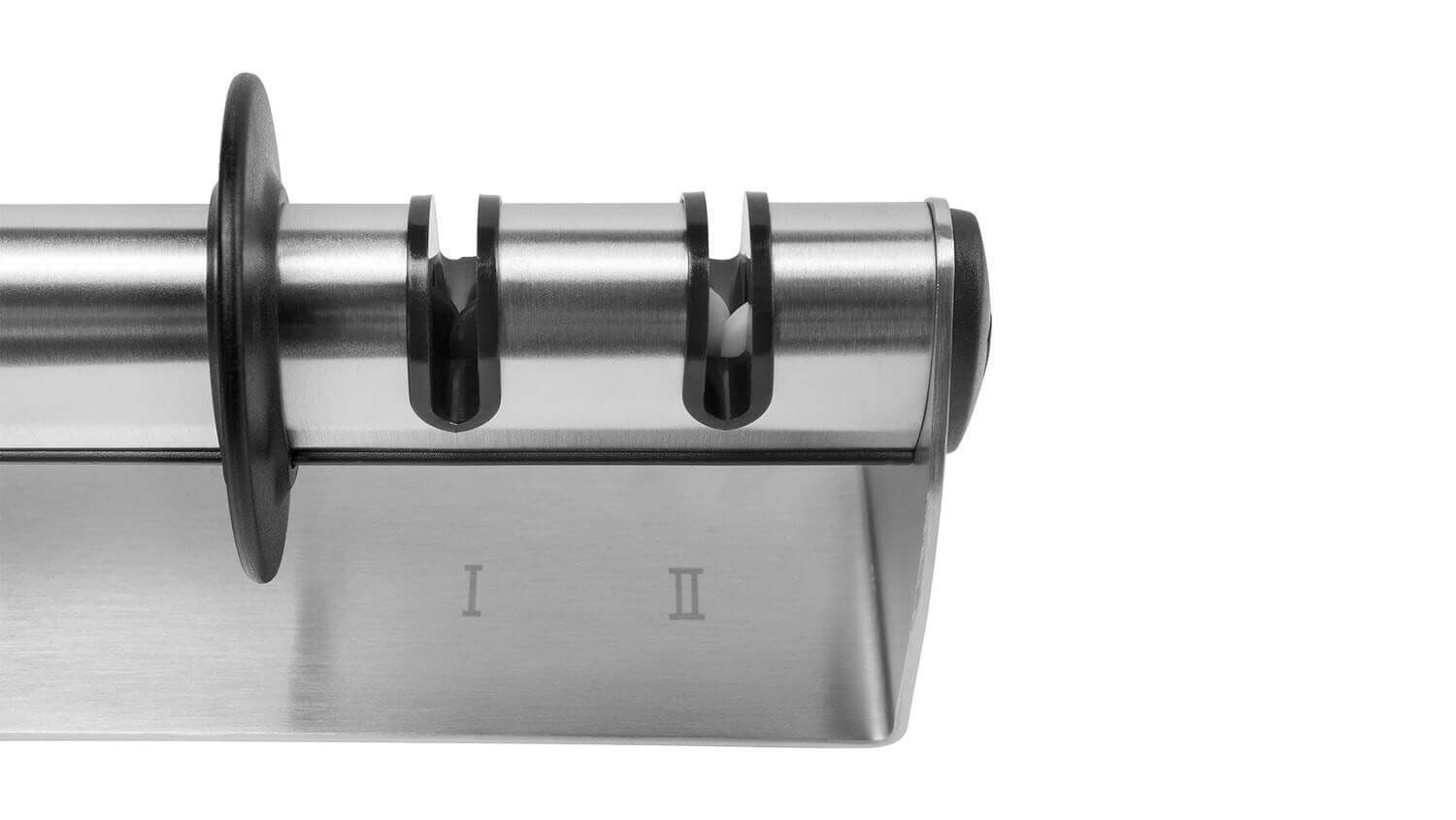 ZWILLING Stalowo-ceramiczna podwójna ostrzałka krążkowa