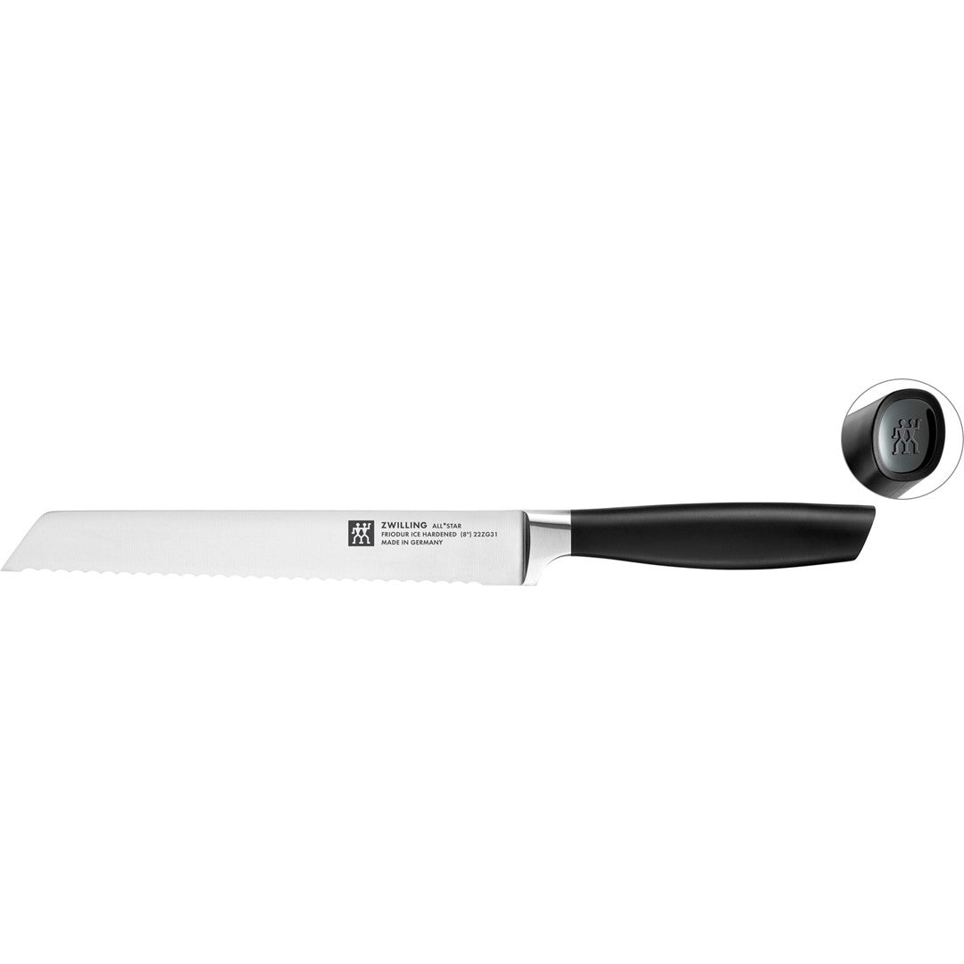 ZWILLING ALL * STAR Brotmesser 20 cm, schwarz