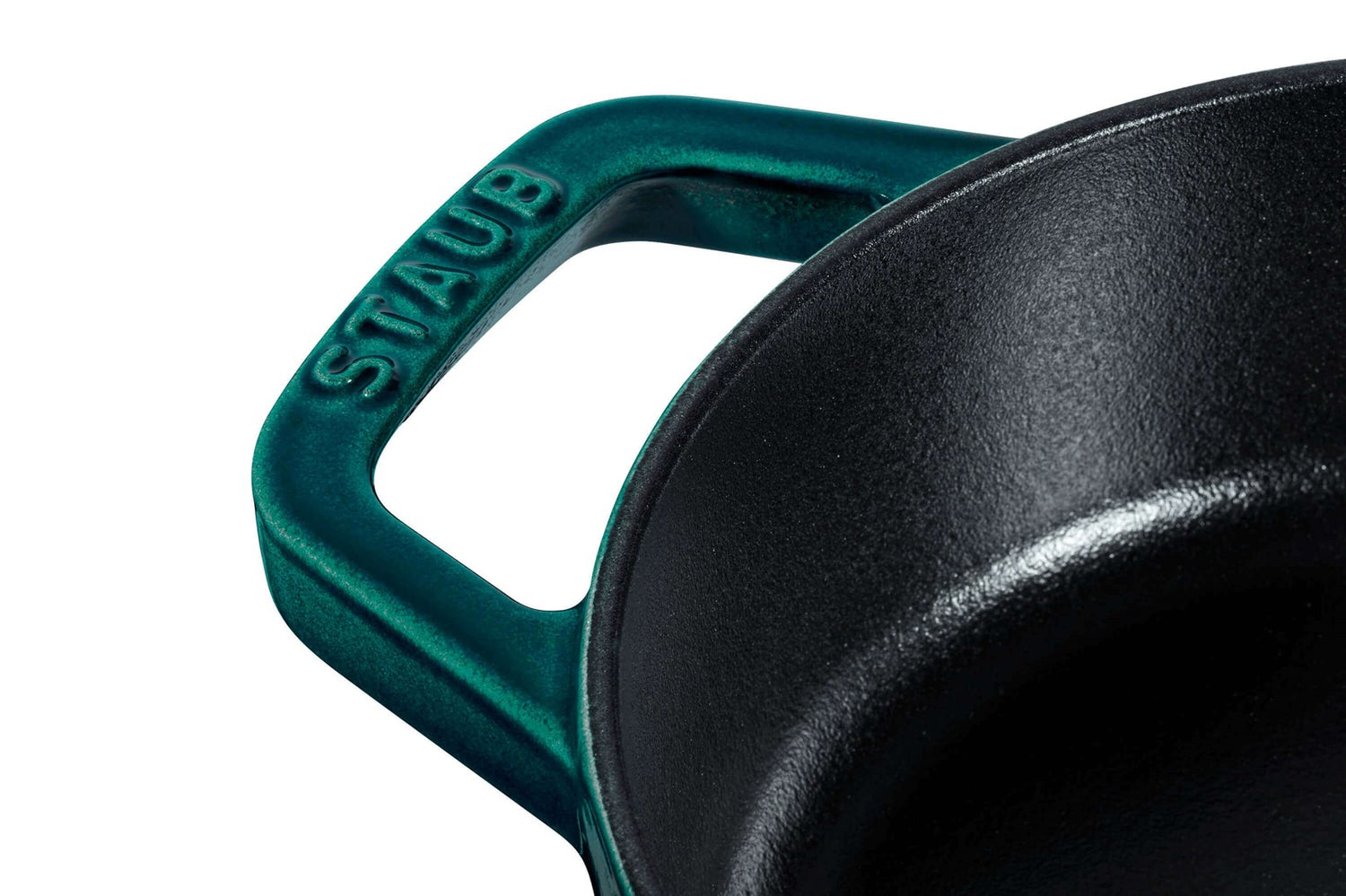 STAUB Ovale Gusseisen Fischpfanne 32 cm, Meeresfarben