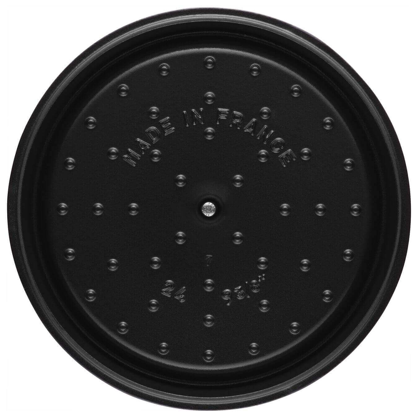 STAUB LA COCOTTE Gusseisen-Topf rund hoch 4,8 l, rot