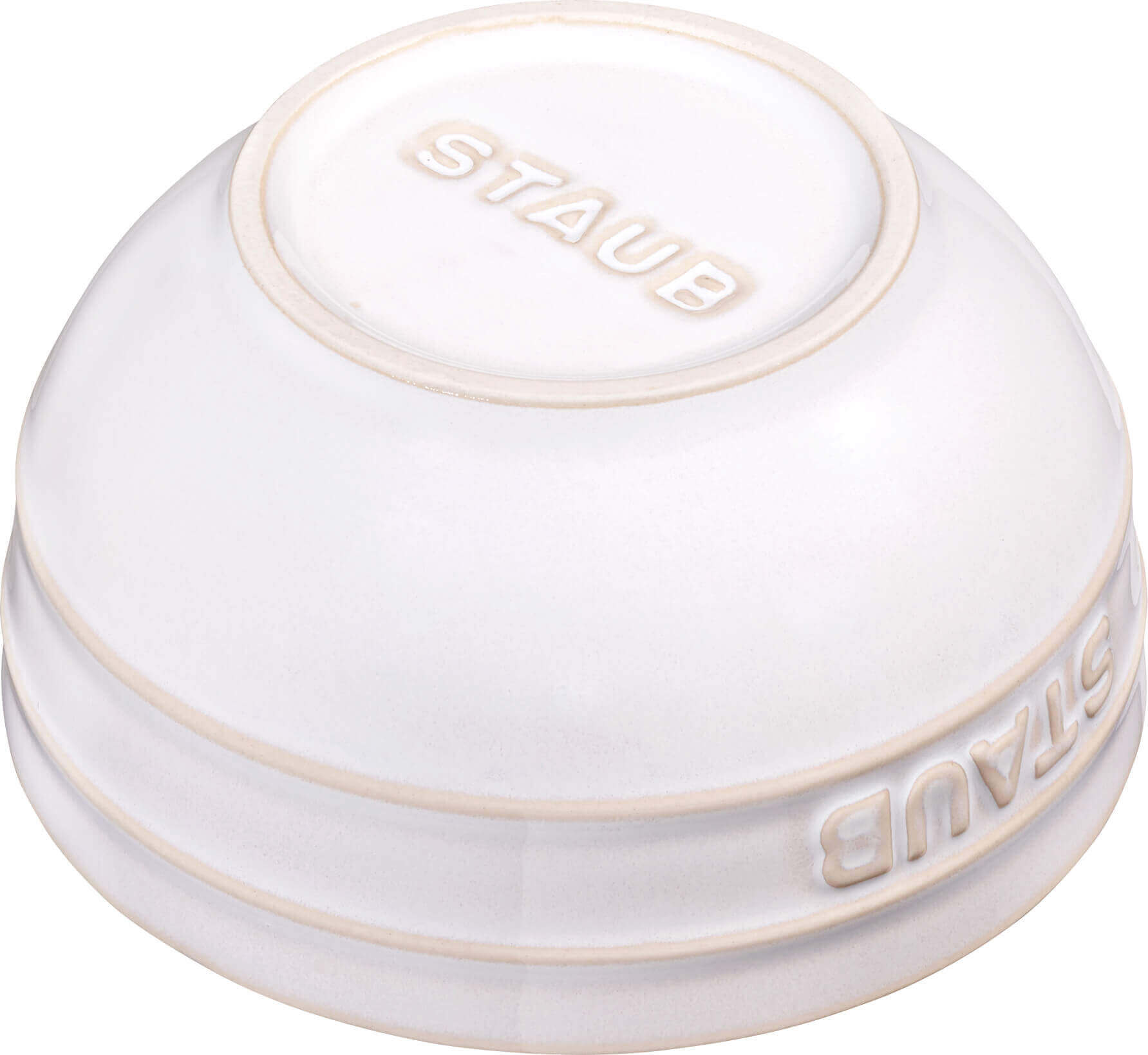 STAUB SERVING Zestaw 4 misek okrągłych 12 cm, kość słoniowa