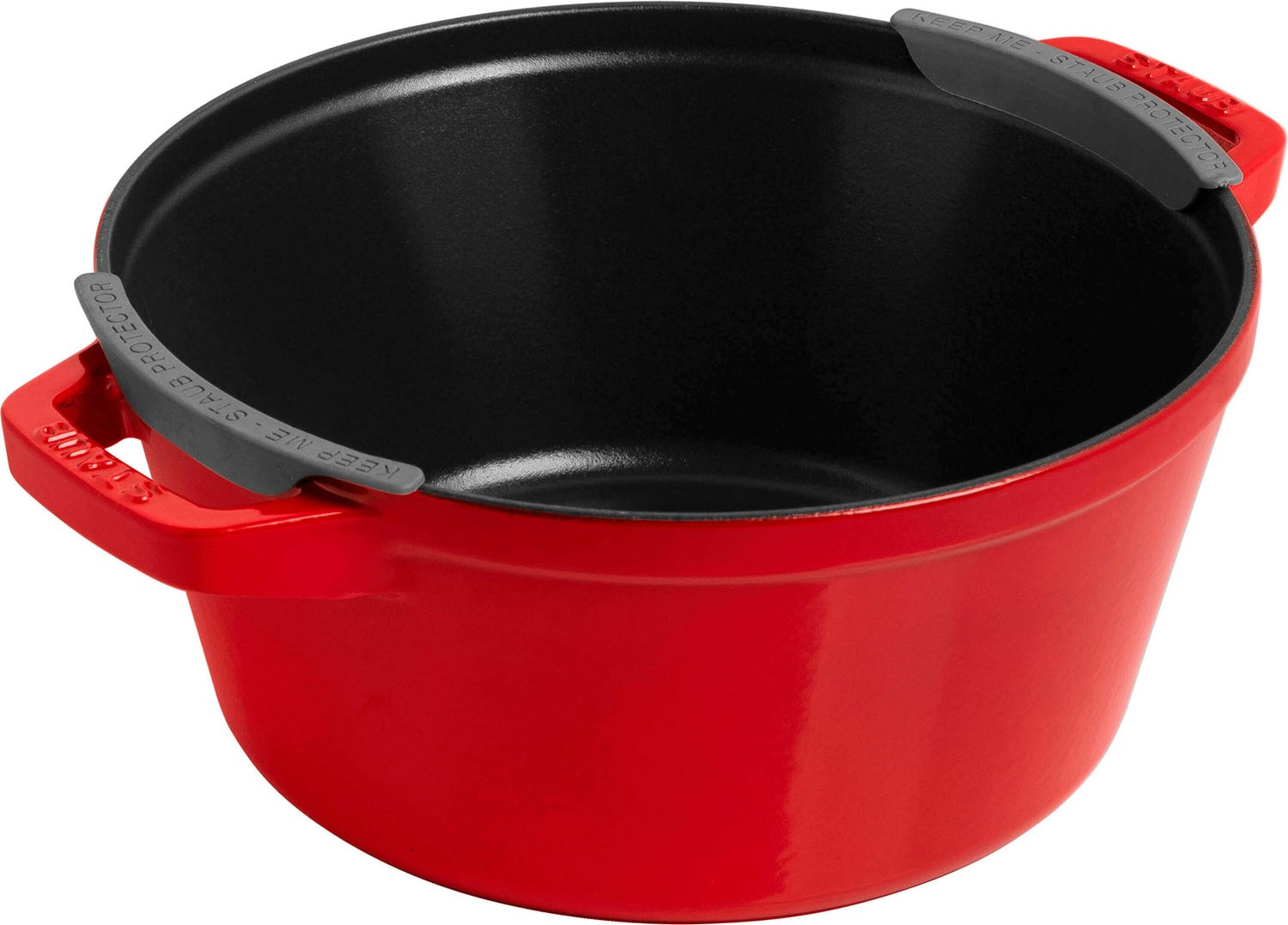 STAUB Zestaw 2 naczyń + pokrywka 24 cm czerwony