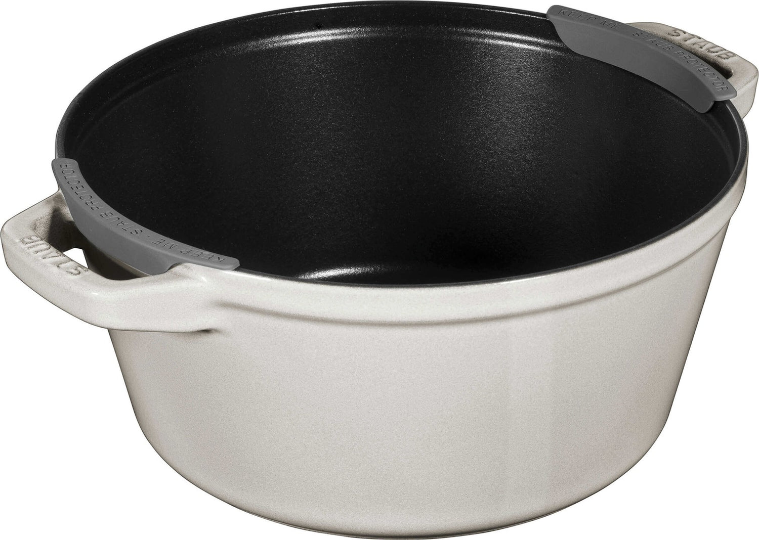 STAUB Zestaw 3 naczyń + pokrywka 24 cm truflowy