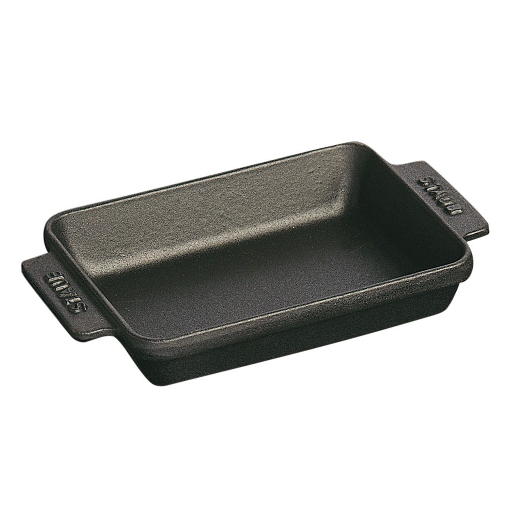 STAUB Rechteckige Mini-Backform 250 ml, schwarz