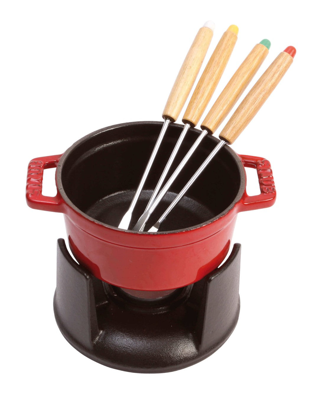 STAUB Mini zestaw do fondue 10 cm, czerwony