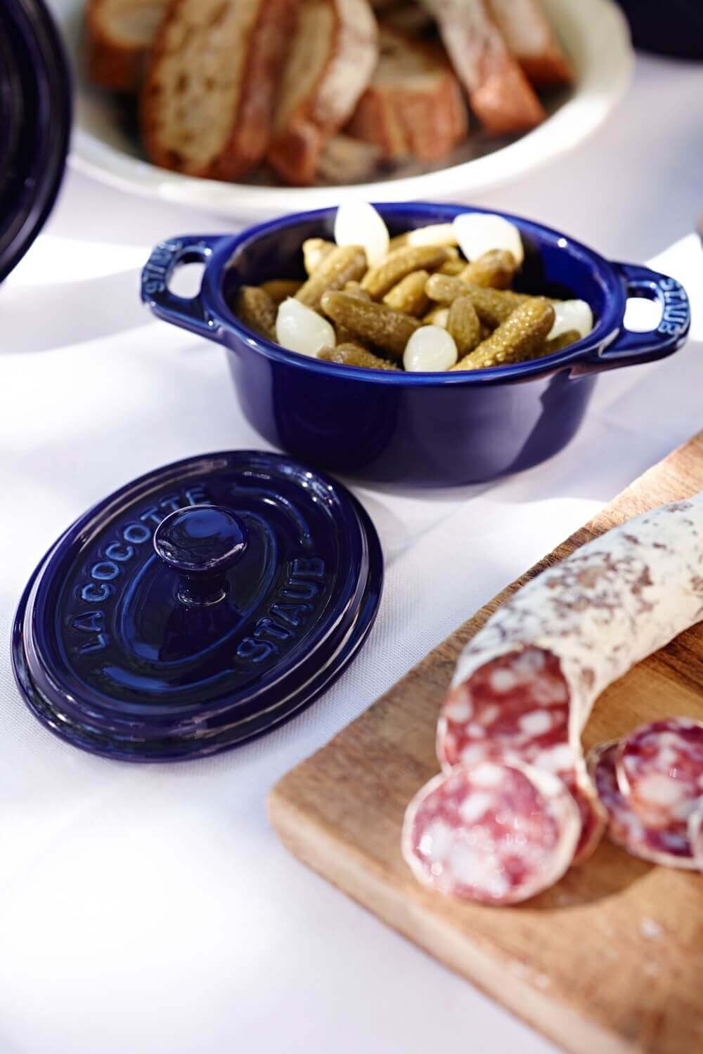 STAUB GIFT GIVING Mini cocotte owalny 200 ml, niebieski