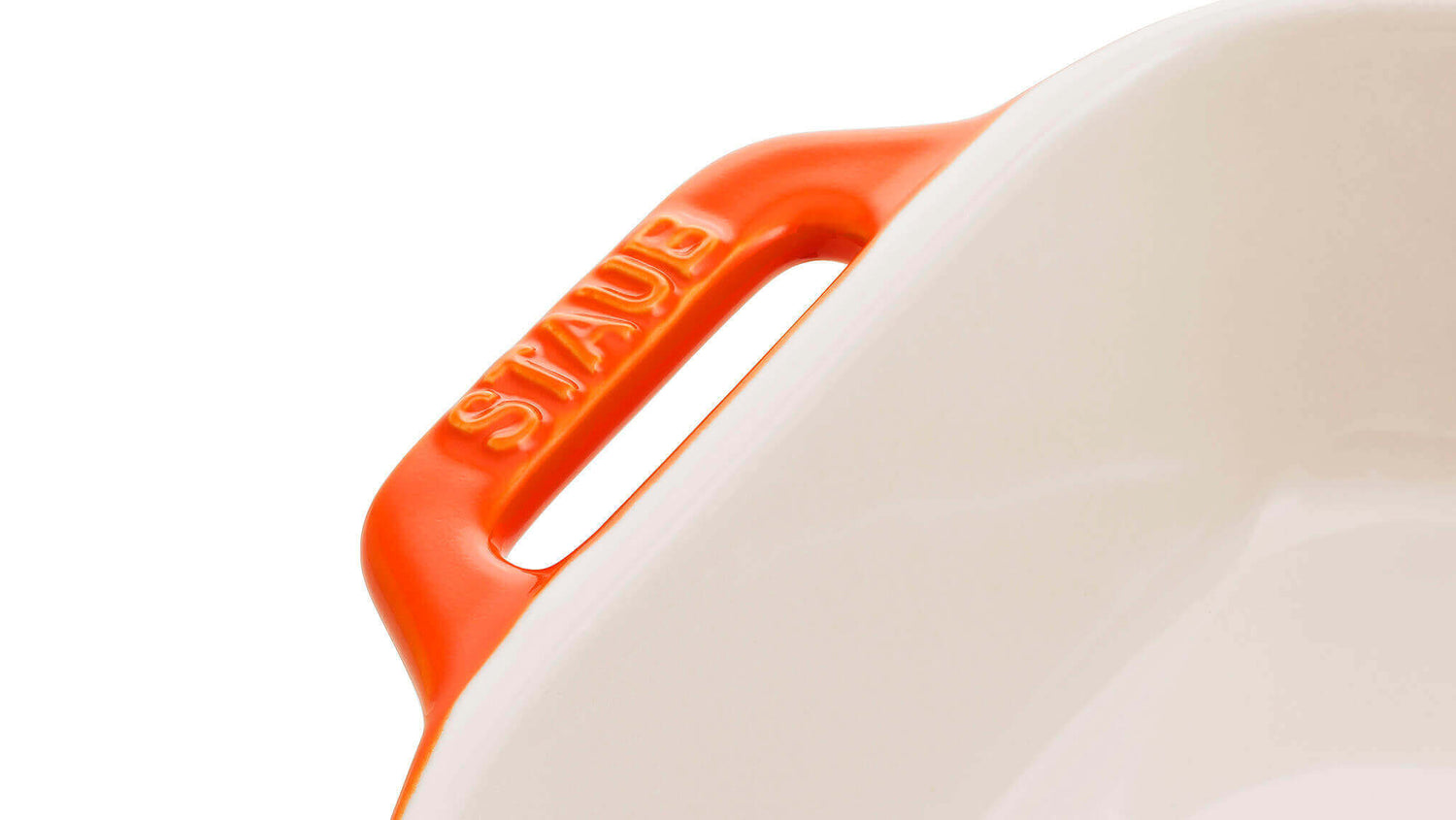 STAUB COOKING Prostokątny półmisek ceramiczny 1.1 ltr, pomarańczowy