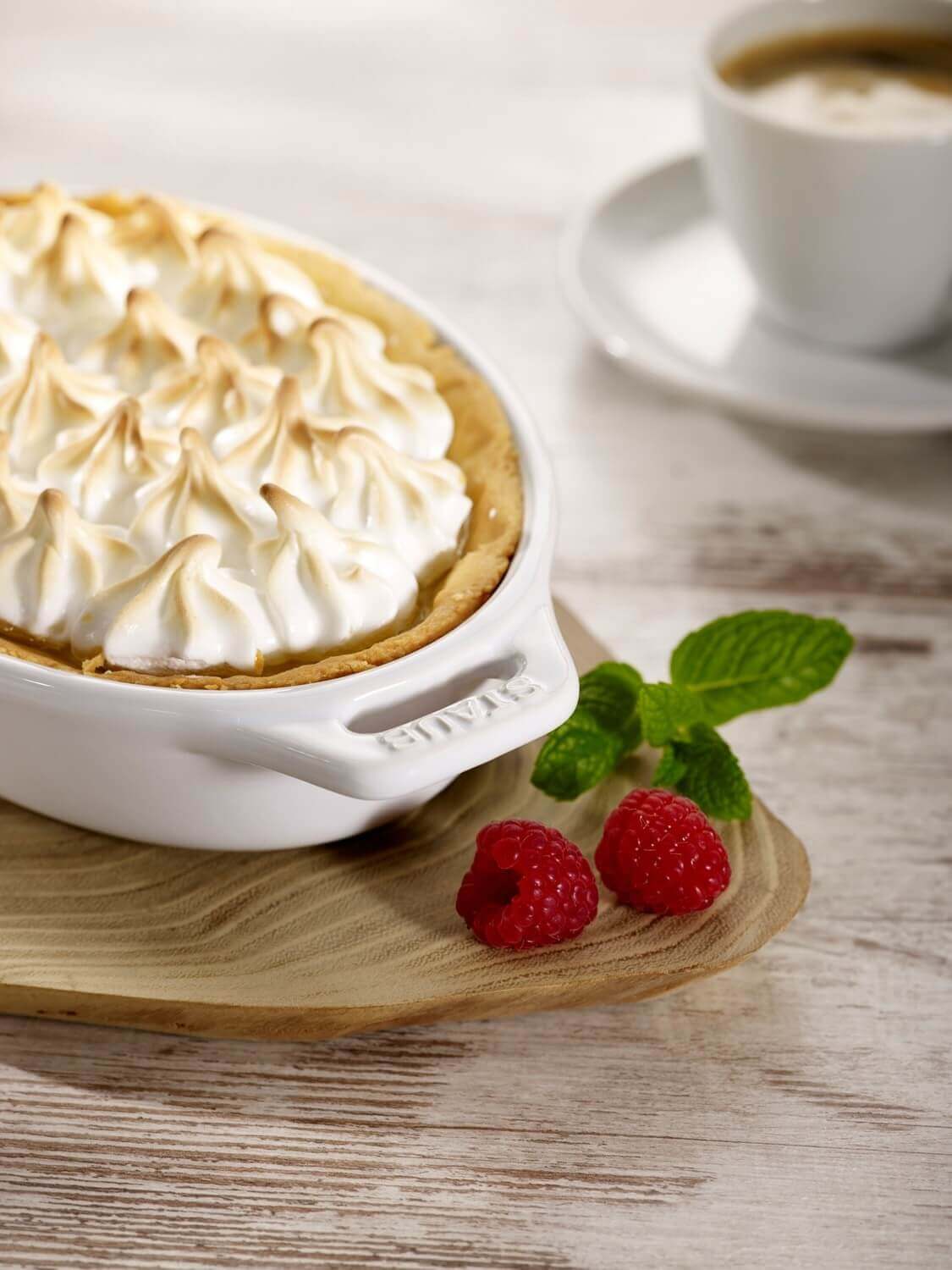 STAUB COOKING Owalny półmisek ceramiczny 1.1 ltr, biały