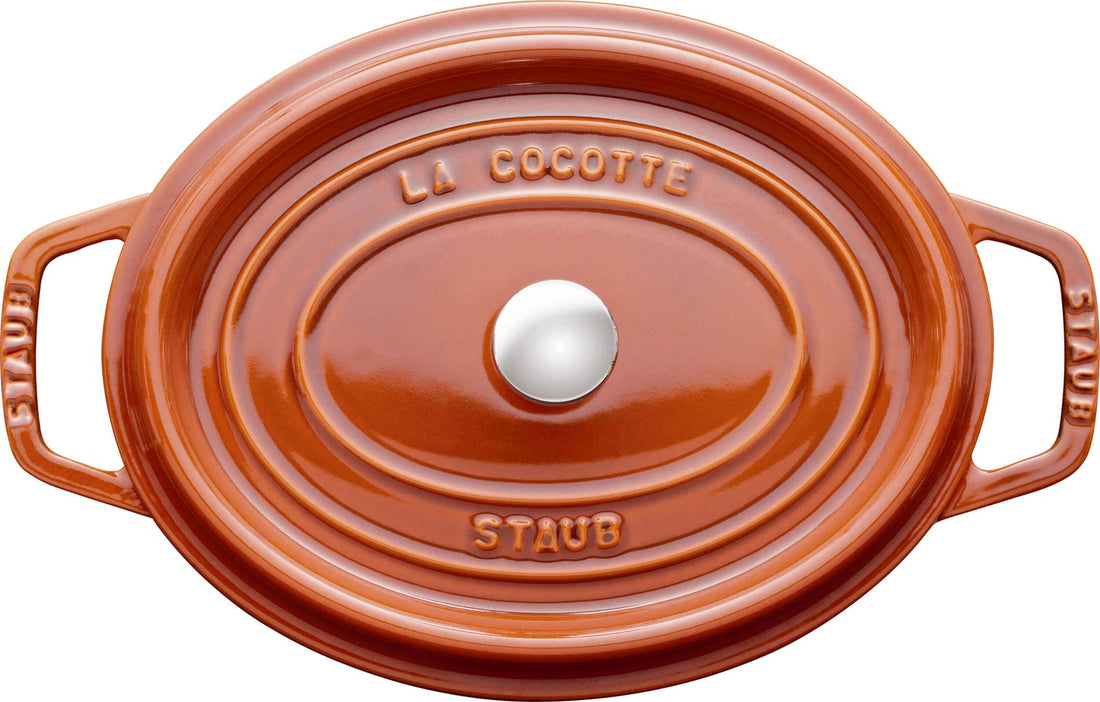 STAUB LA COCOTTE Gusseisenbräter oval 4,2 l, zinnoberrot