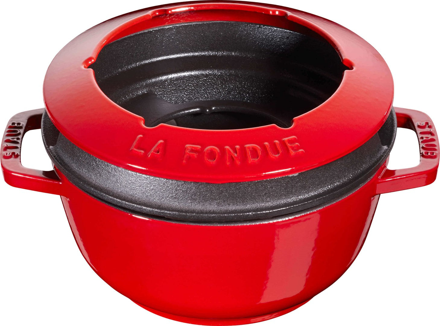 STAUB Fondue-Set 18 cm, rot