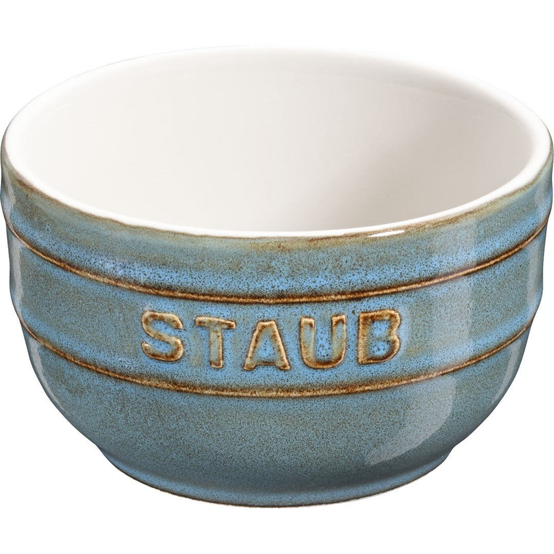 STAUB XS-MINIS Mini ramekin okrągły, 2 szt. 200 ml, antyczny turkusowy