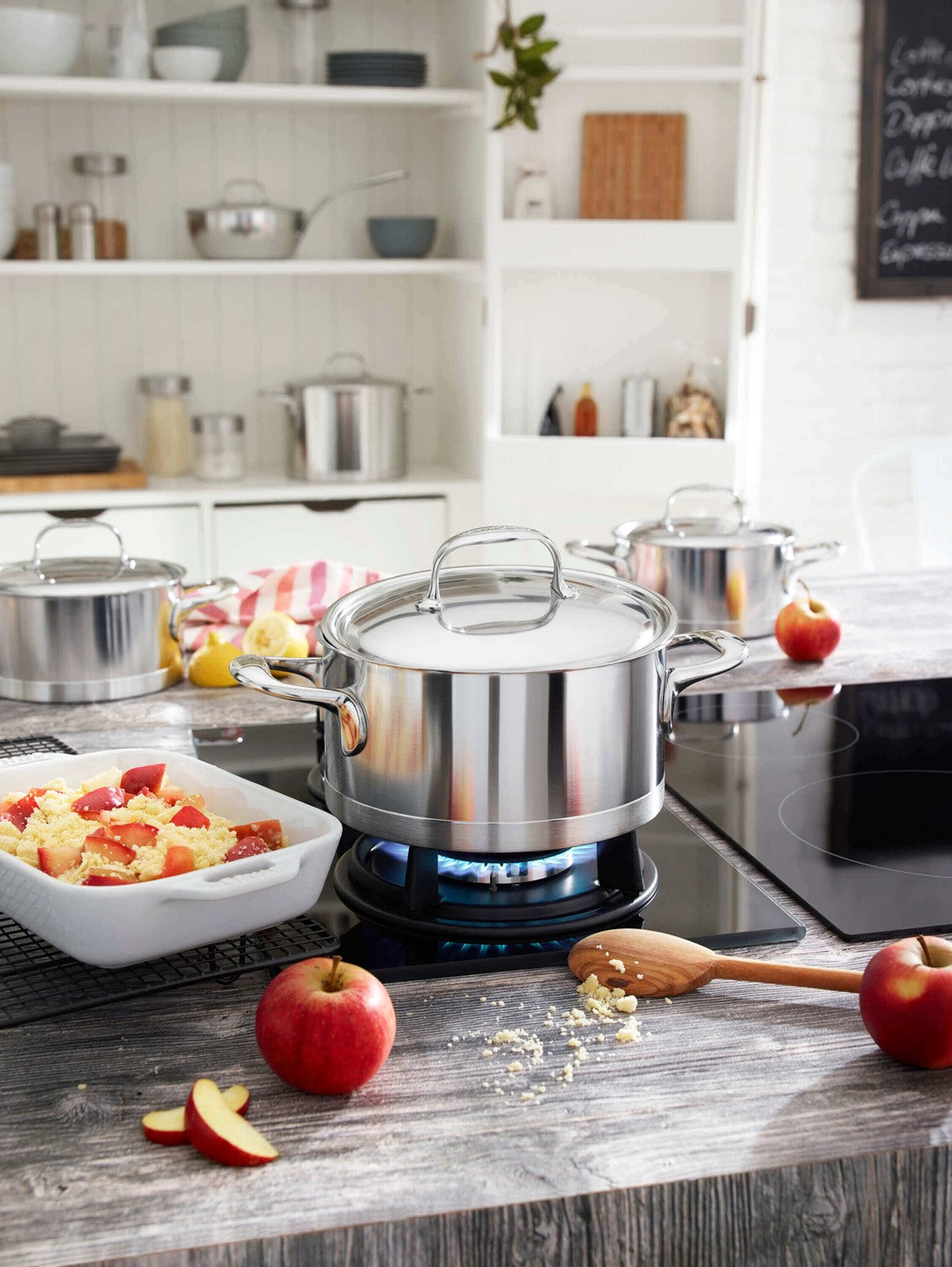 DEMAYERE ATLANTIS 7 Hoher Topf mit Deckel 5 ltr