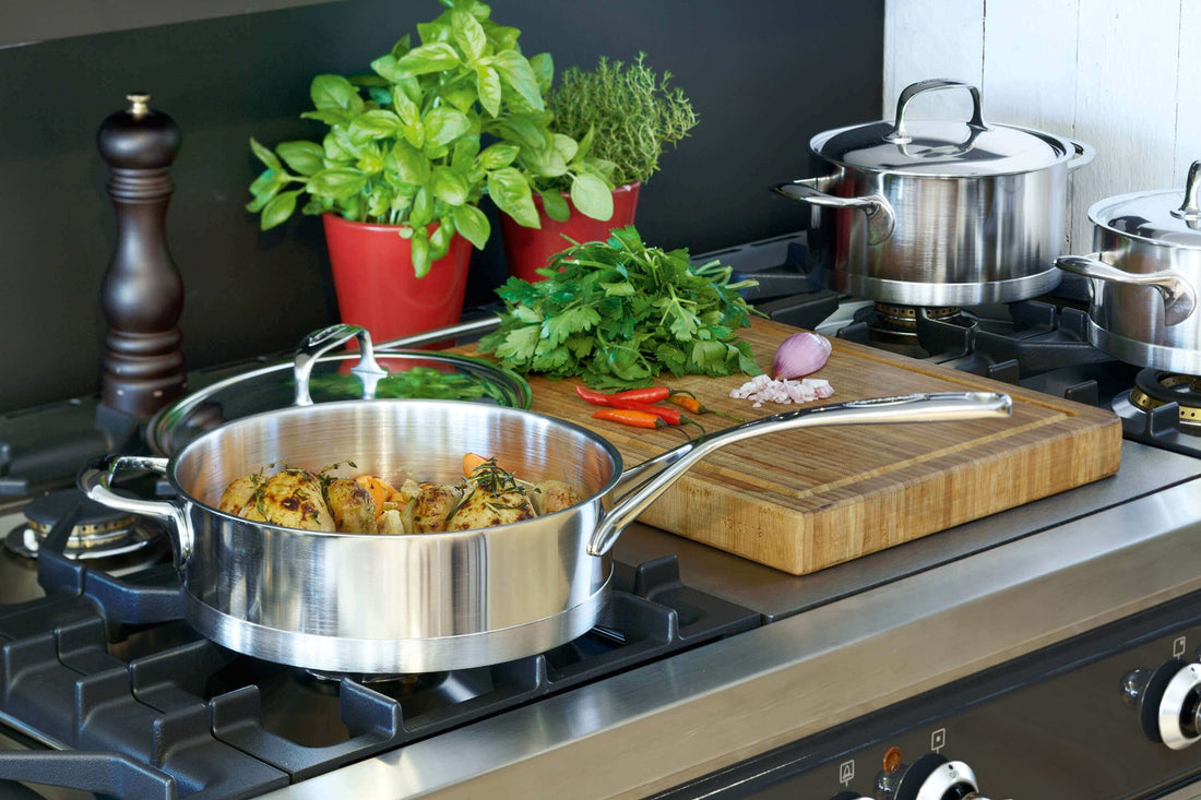 DEMAYERE ATLANTIS 7 Tiefbratpfanne 2H mit Deckel 24 cm