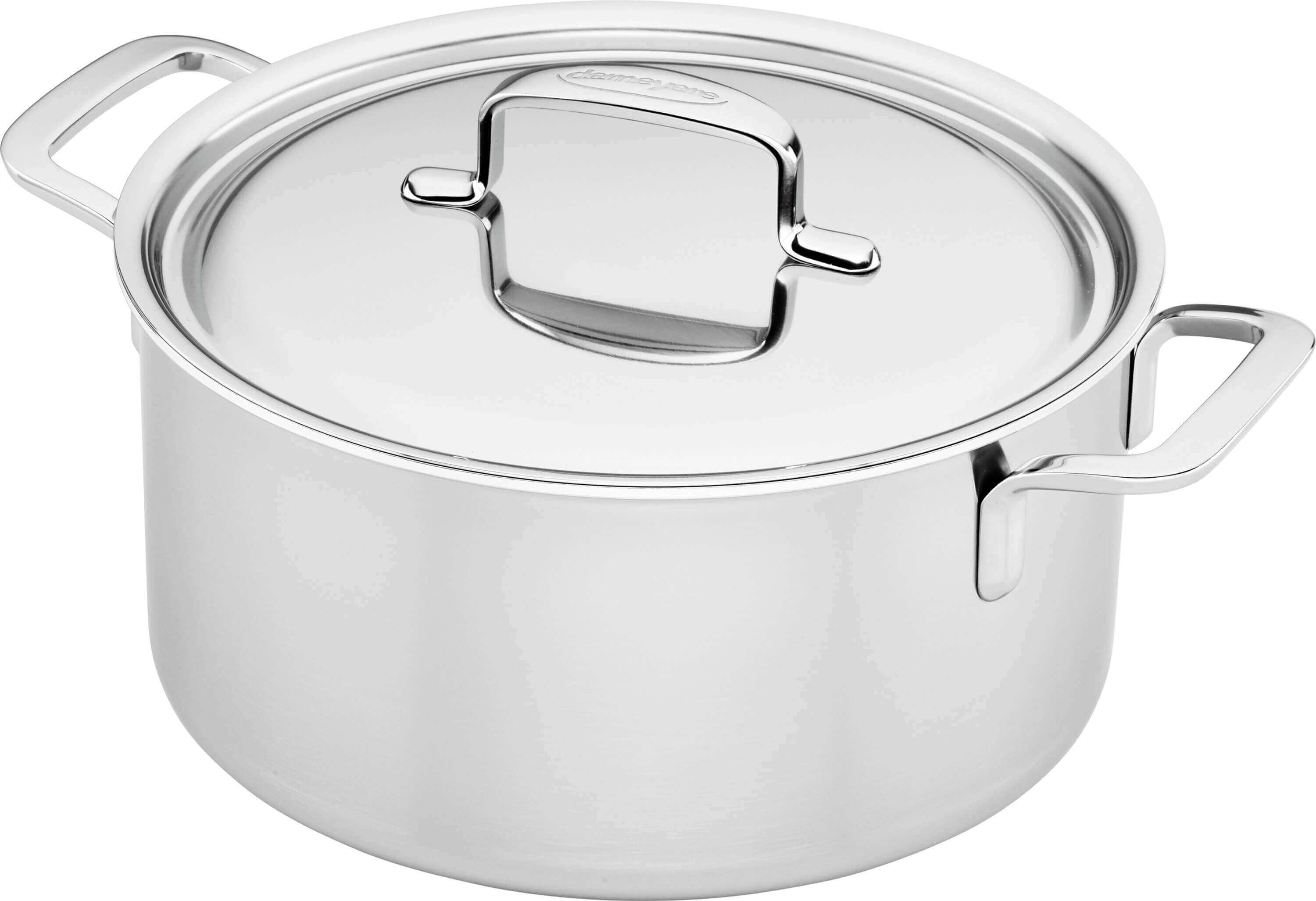 DEMEYERE 5-PLUS Garnek niski z pokrywką 5.2 ltr