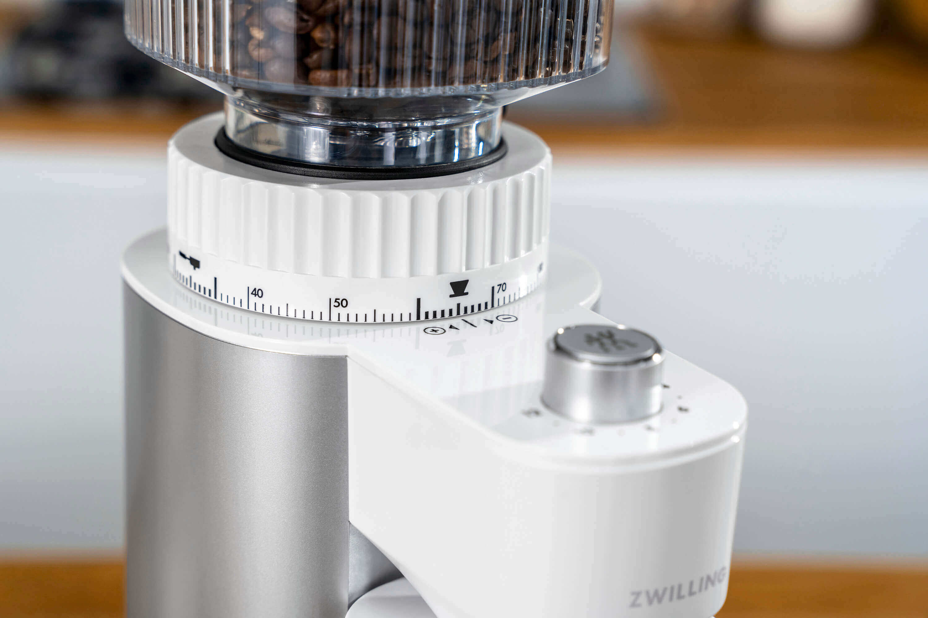 ZWILLING ENFINIGY Kaffeemühle silber
