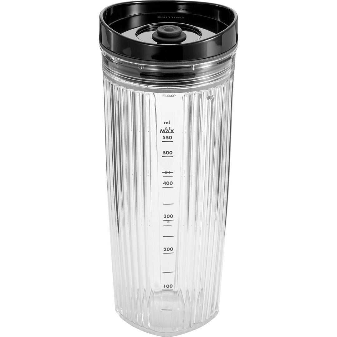 ZWILLING ENFINIGY Bidon do blendera z pokrywką próżniową 550 ml czarny