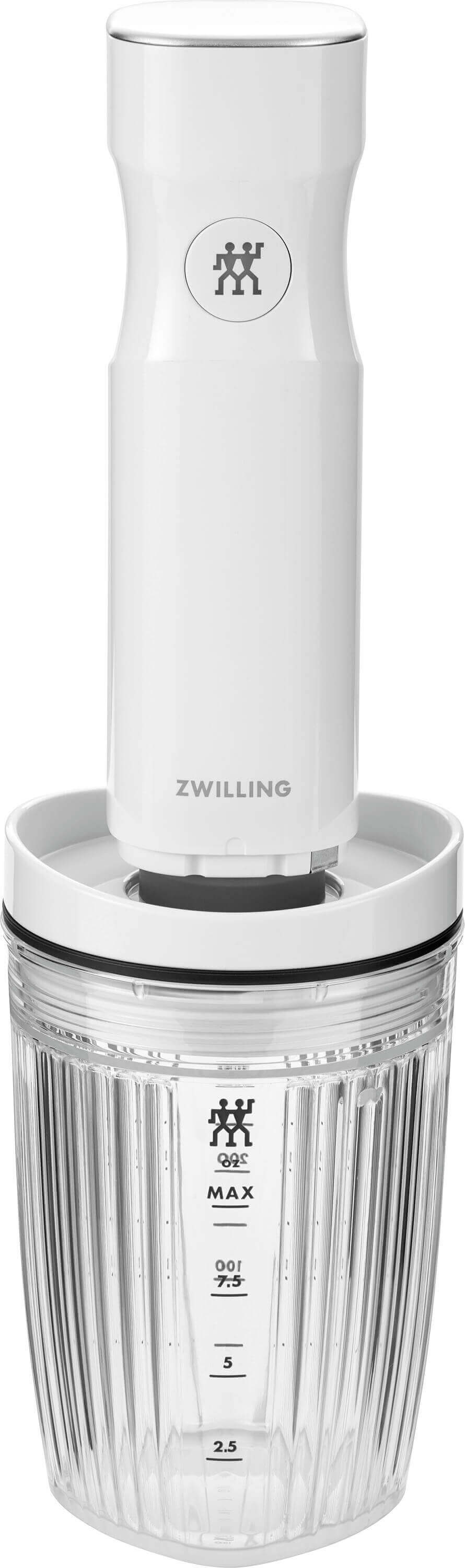 ZWILLING ENFINIGY Bidon do blendera z pokrywką próżniową 300 ml biały