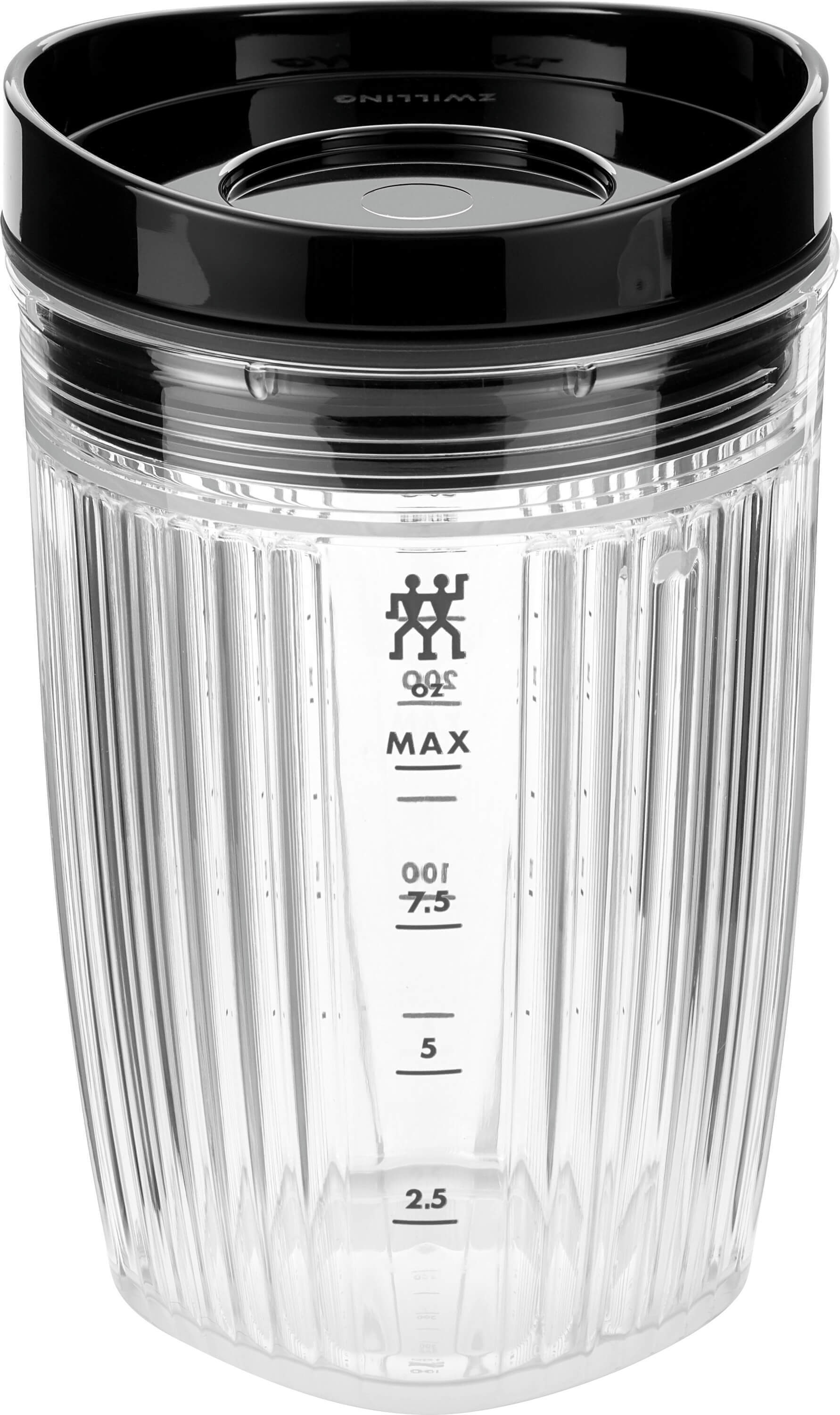 ZWILLING ENFINIGY Blender-Flasche mit Vakuumdeckel 300 ml schwarz