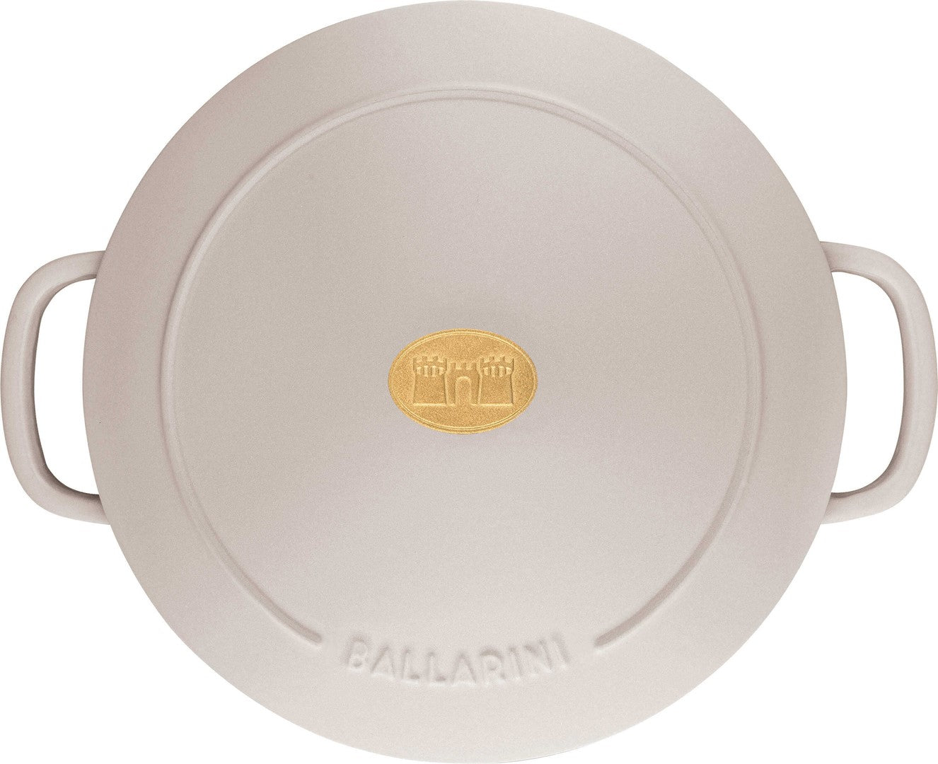 BALLARINI BELLAMONTE Garnek żeliwny okrągły 5.5 ltr, kość słoniowa