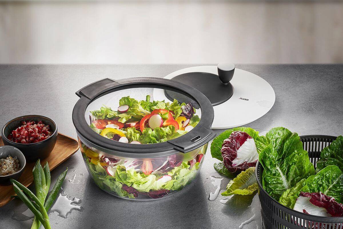 GEFU ROTARE Salat-Wirbel, 3 l + Deckel