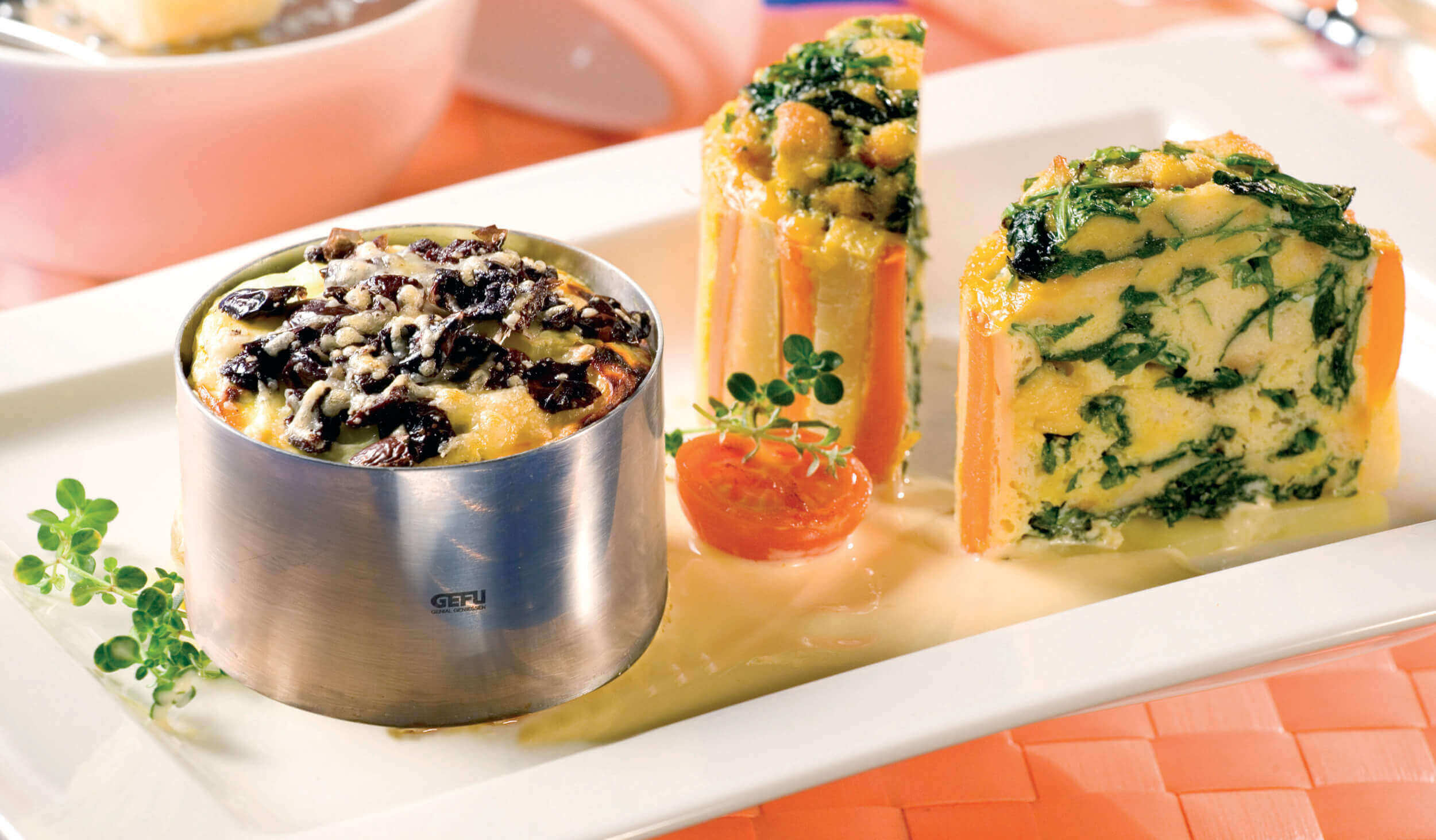 GEFU FORMA Set von 2 Dessertformen