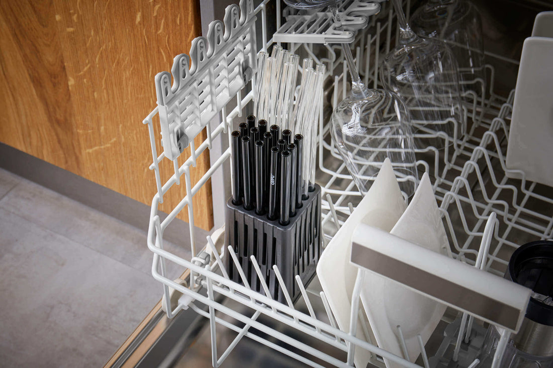 GEFU FUTURE Geschirrspülerkorb für 25 Strohhalme