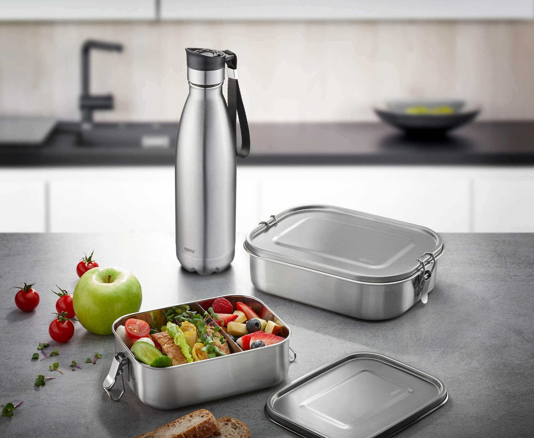 GEFU OLIMPIO Thermosflasche 500 ml, silber