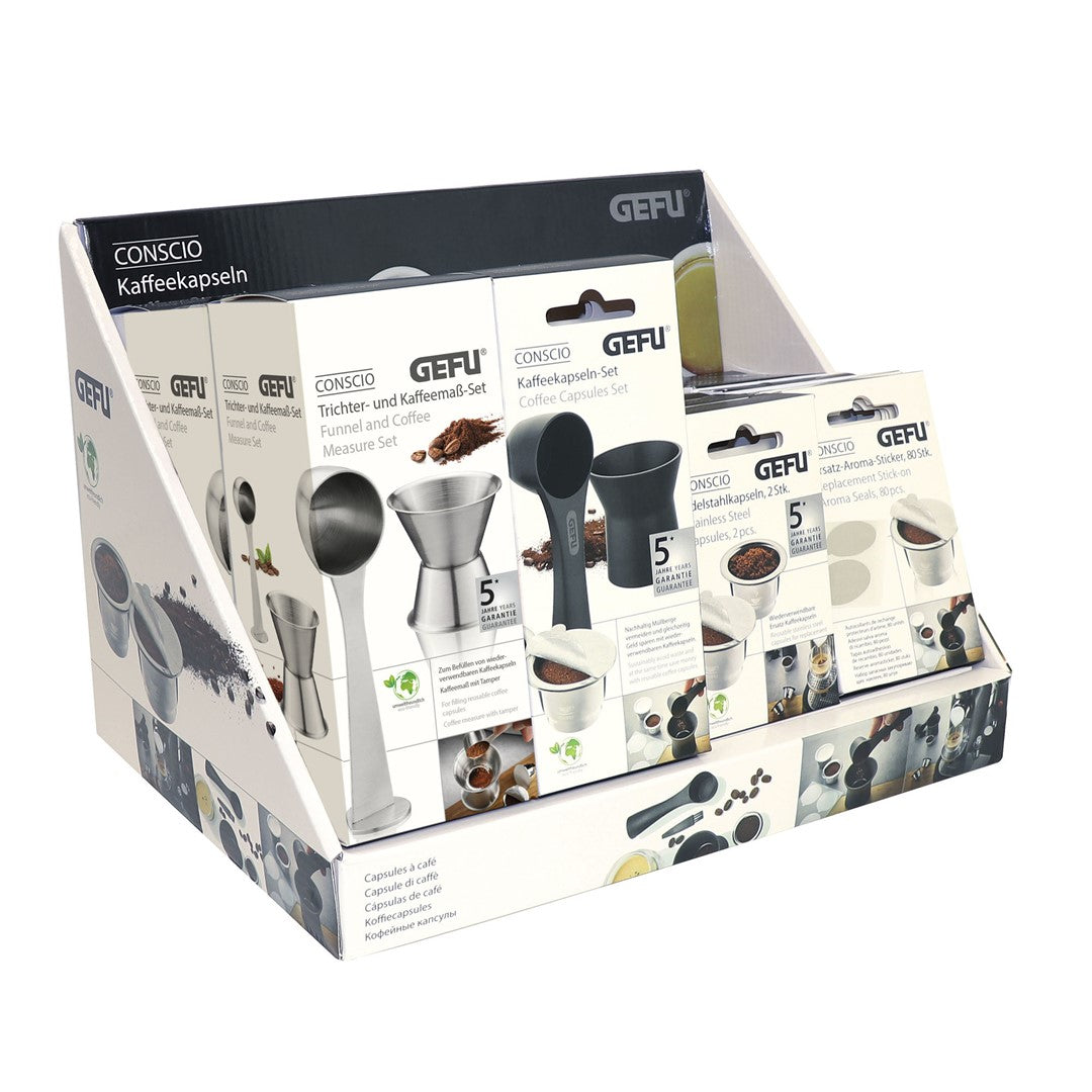 GEFU CONSCIO Display Kapsel-Set