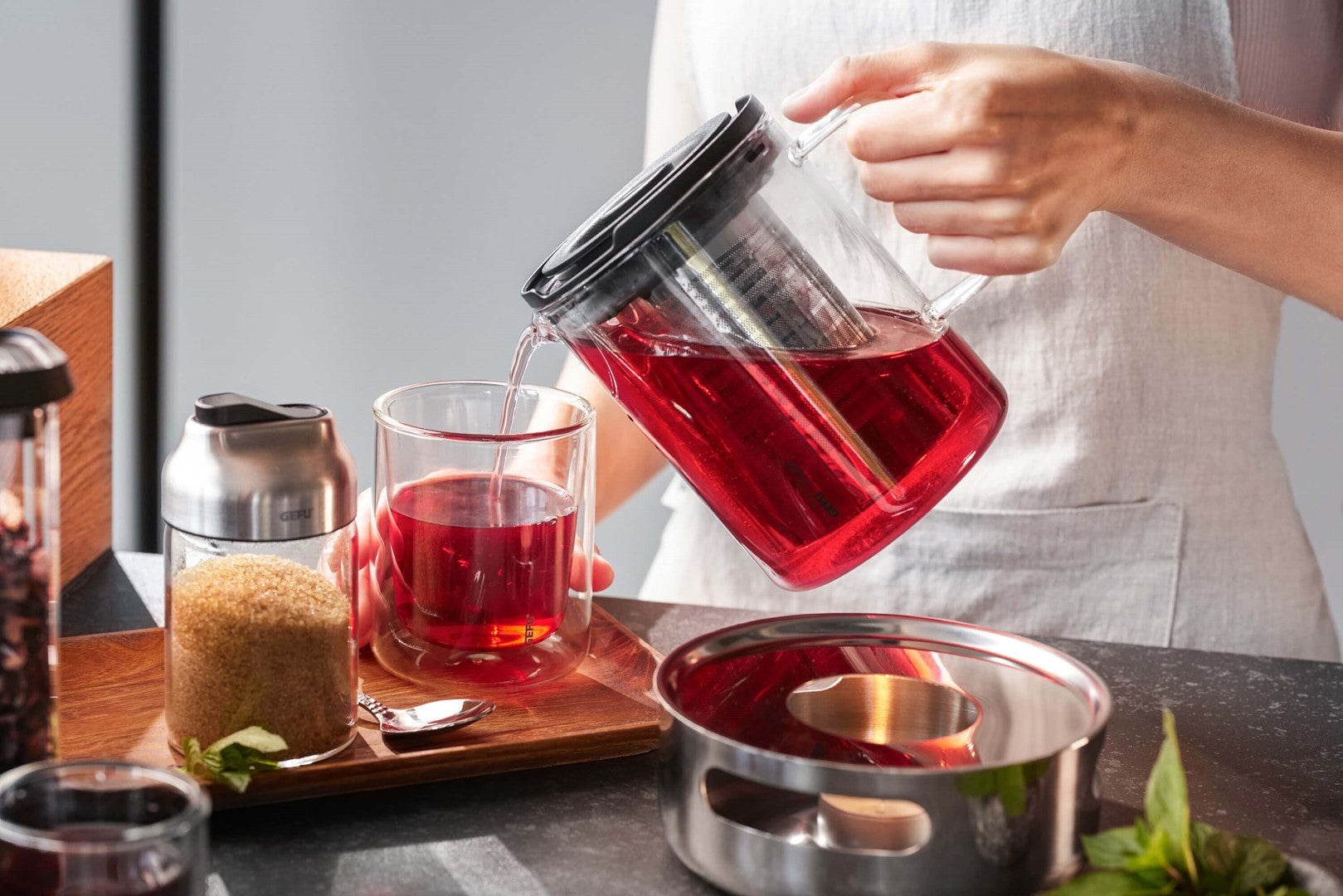 GEFU T-PREP Teekanne 800 ml