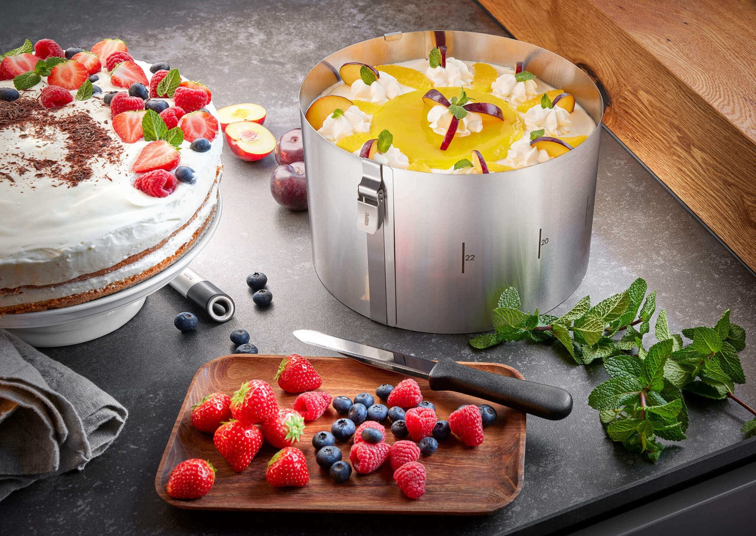 GEFU TONDO CLIP Tortenring 15 cm