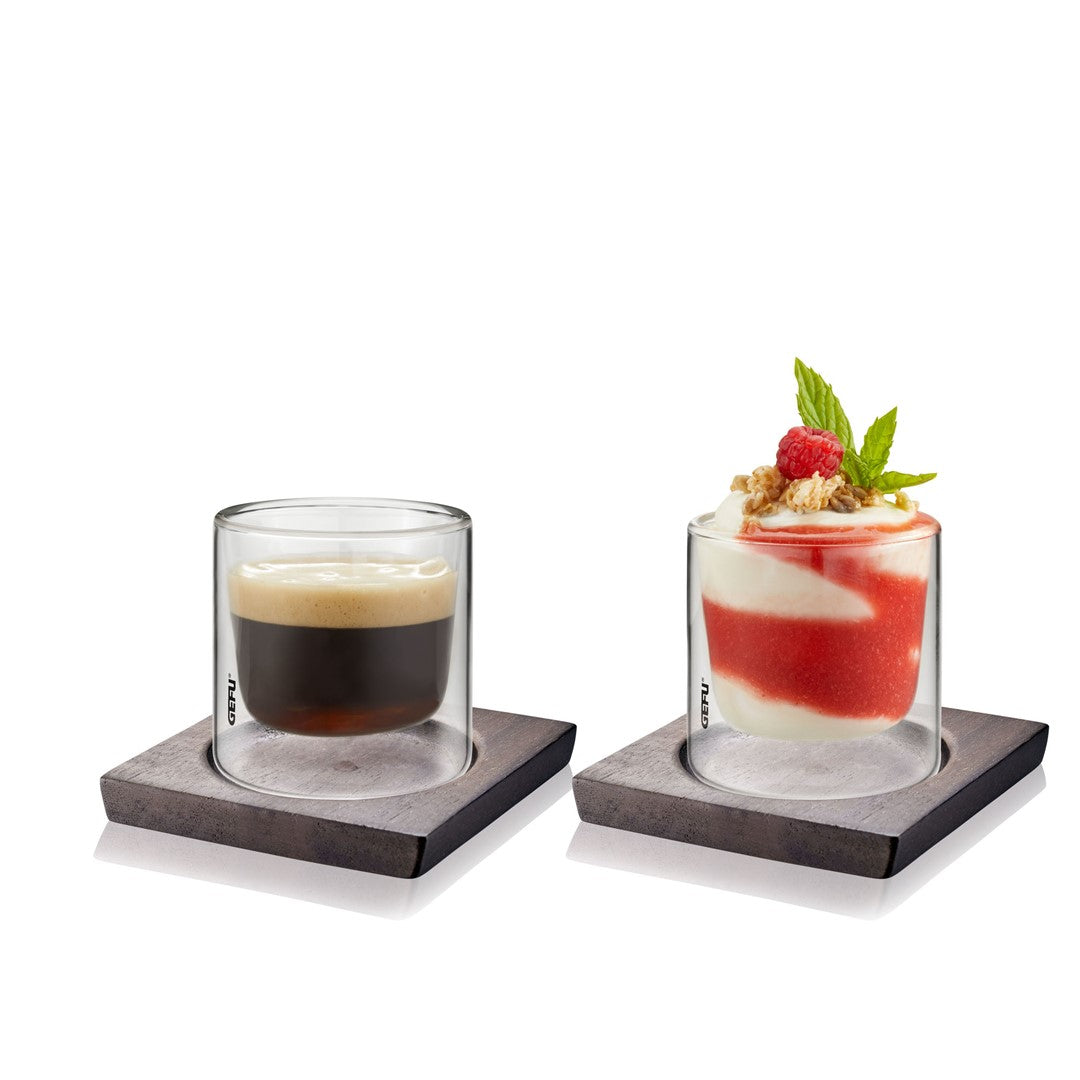 GEFU MIRA Set 2 Untersetzer für Gläser S