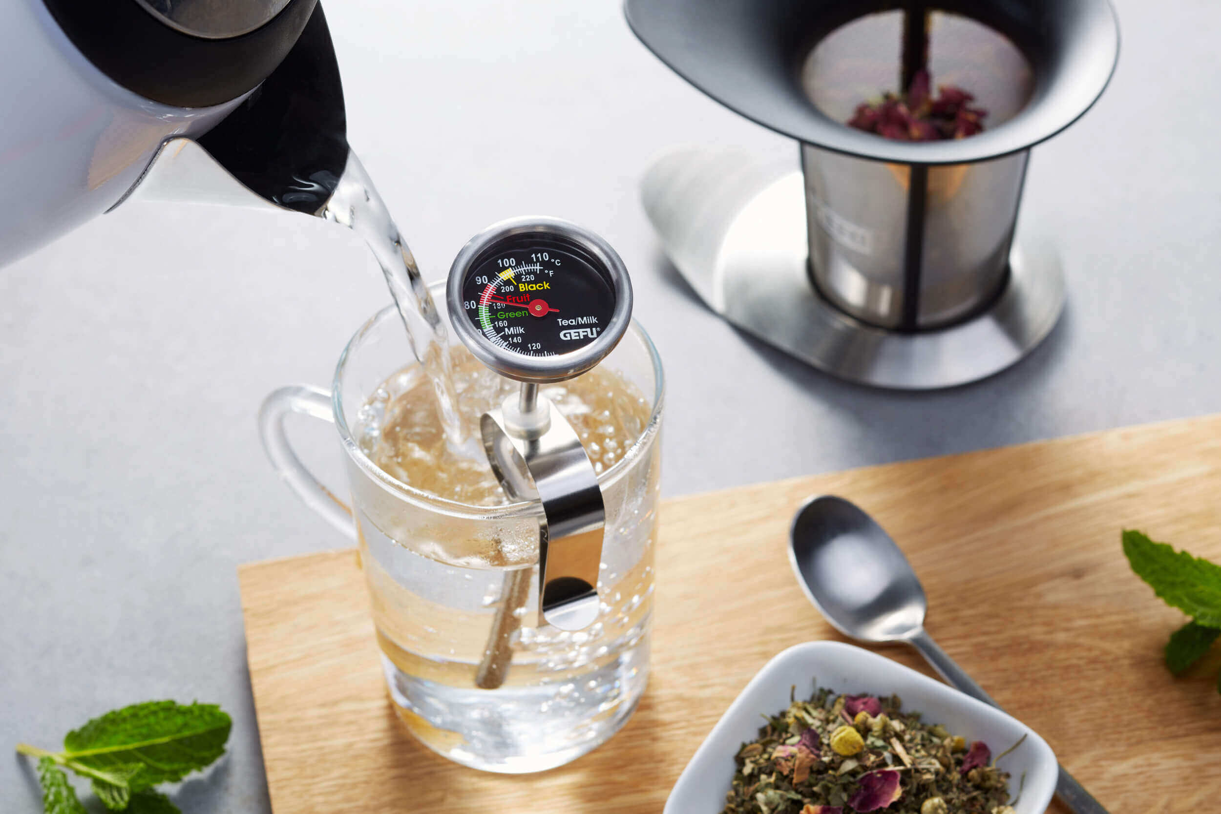 GEFU SIDO Teethermometer für Tee/Milch