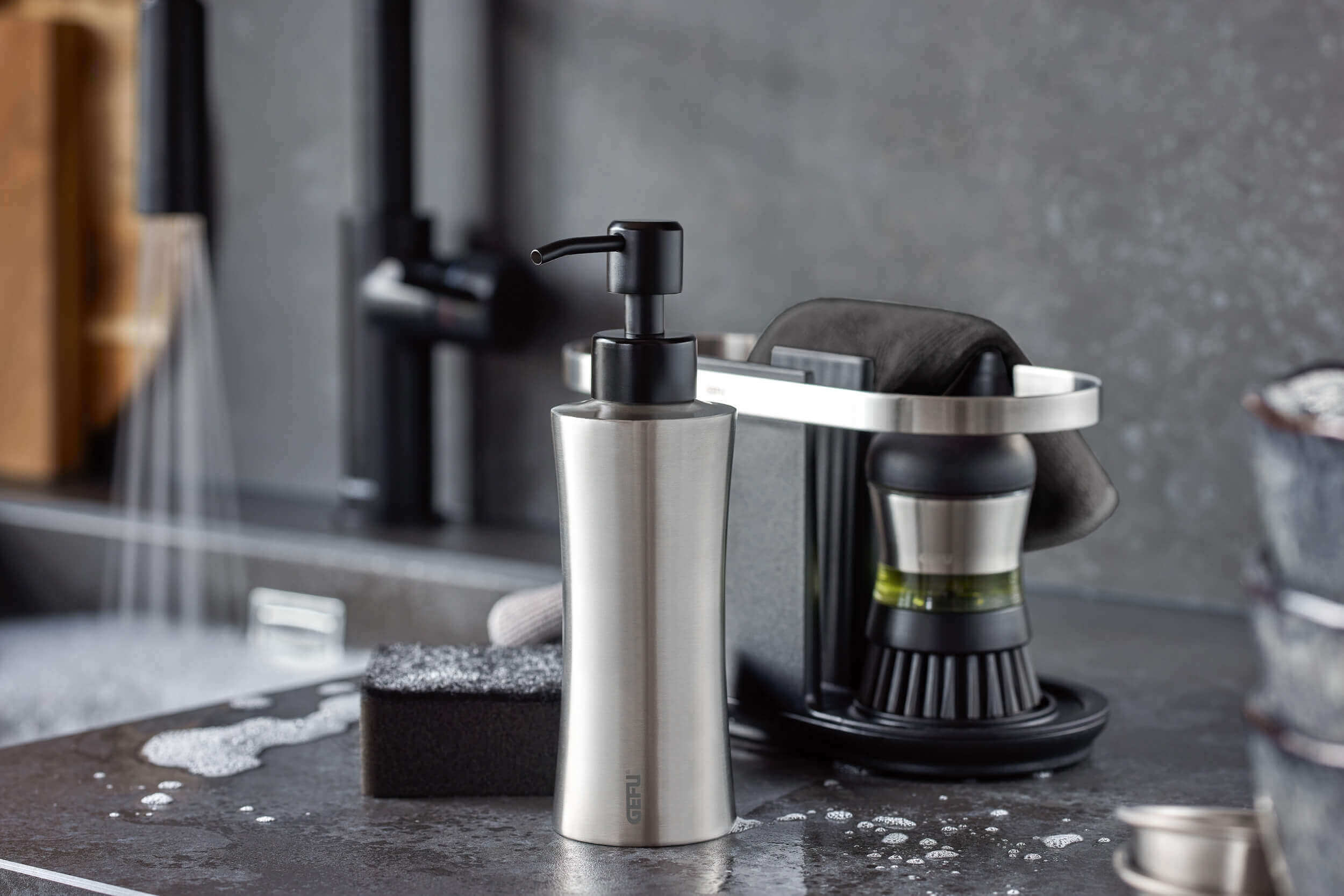 GEFU SWIFT Seifenspender für Seife/Geschirrspülmittel