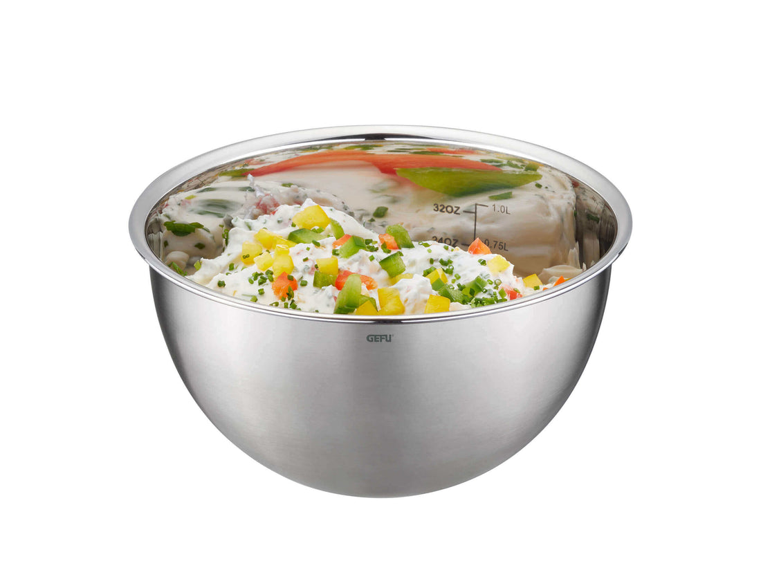 GEFU MONDI Set mit 3 Schüsseln (16, 20, 24 cm)