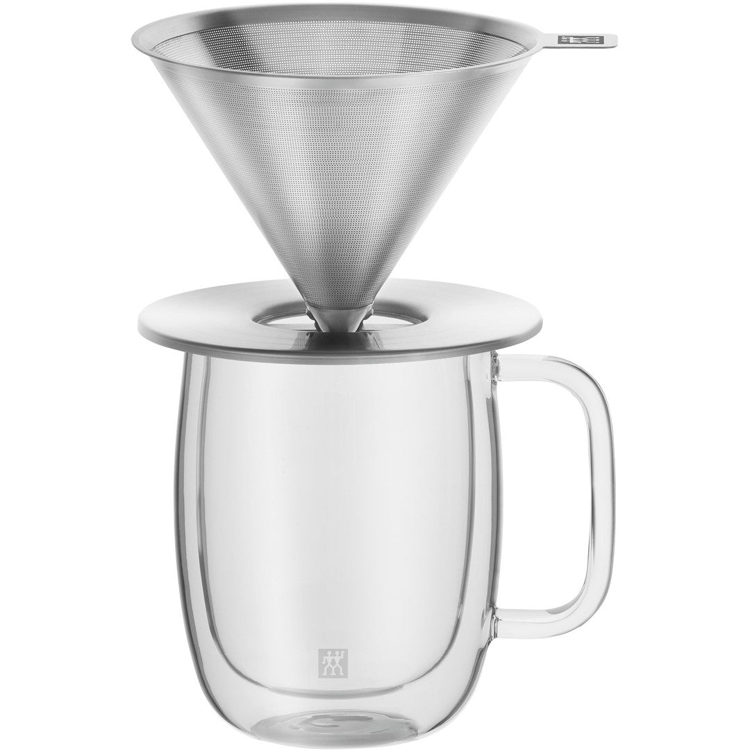 ZWILLING COFFEE Set: Kaffeebrüher + Glas