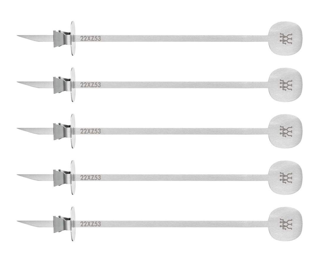 ZWILLING BBQ+ Set mit 5 Spießen für Schaschlik