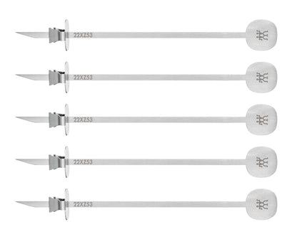 ZWILLING BBQ+ Set mit 5 Spießen für Schaschlik