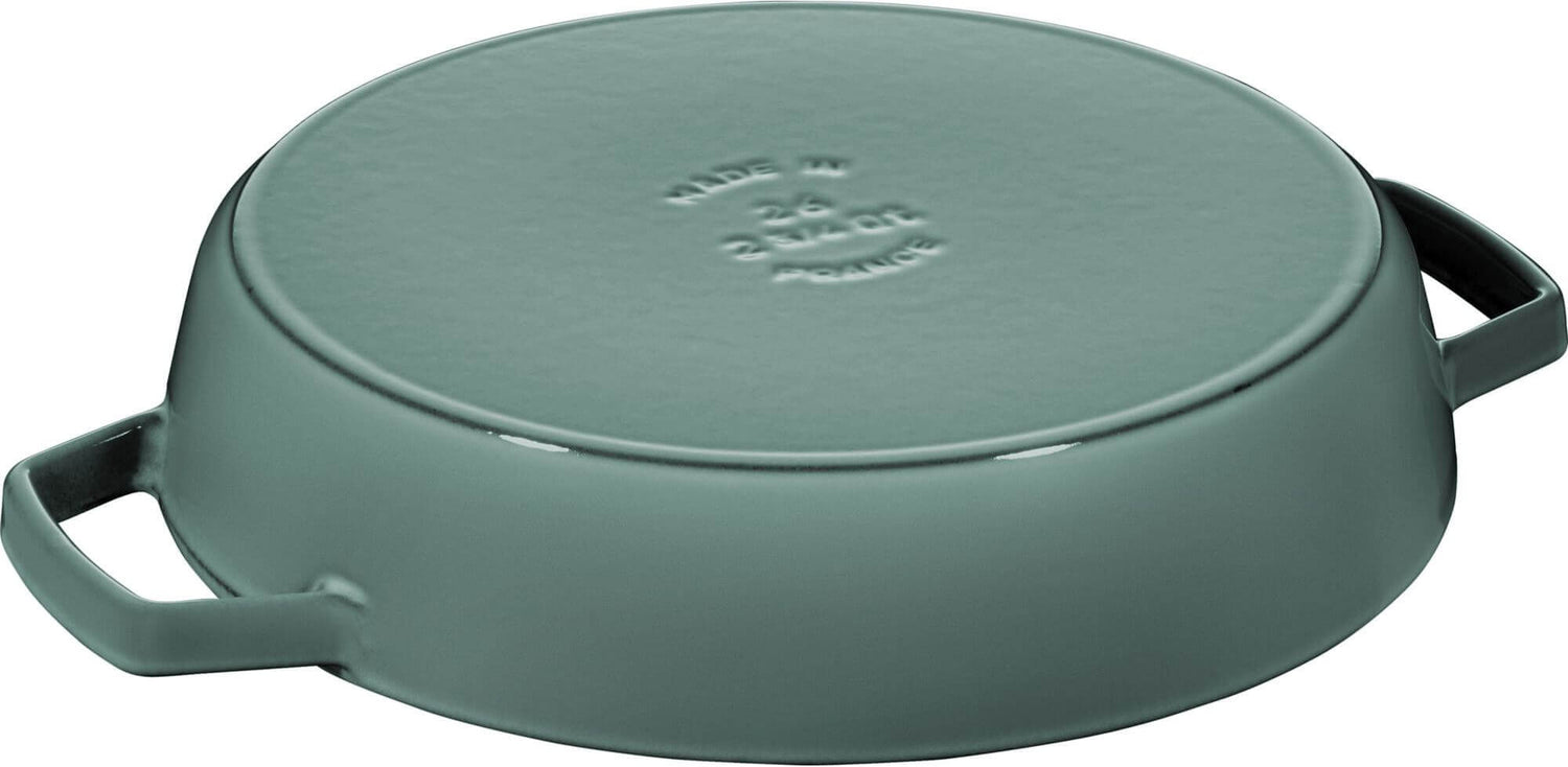 STAUB Patelnia żeliwna 26 cm, eukaliptusowy
