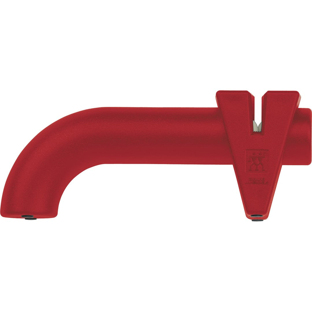 ZWILLING TWIN SHARP Stahlo-keramische Scheiben-Schärfer rot