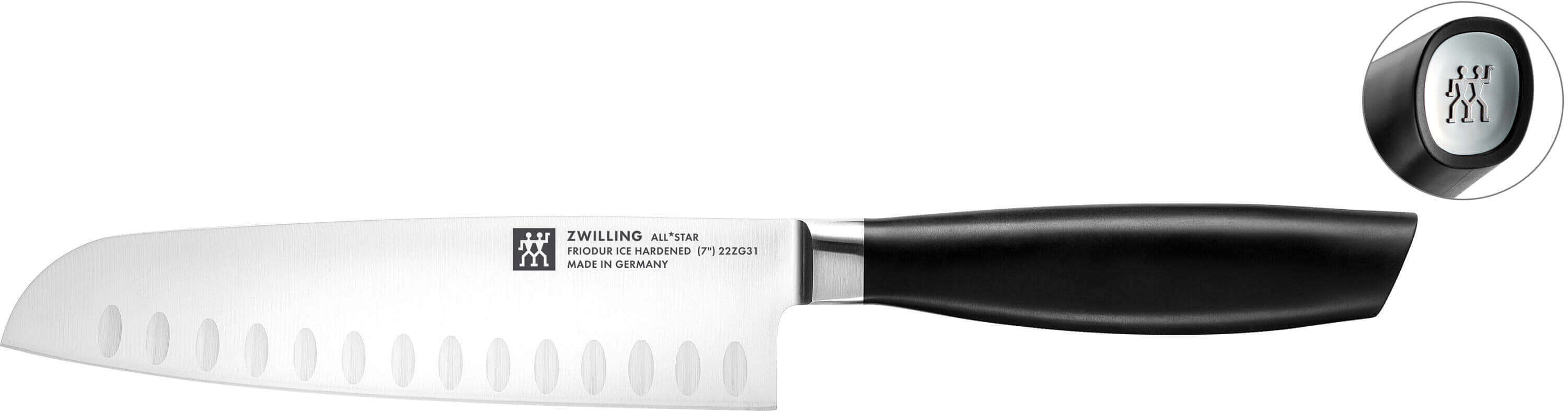 ZWILLING ALL * STAR Set aus 2 Messern silberfarben
