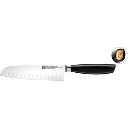 ZWILLING ALL * STAR Santoku-Messer mit Rillen, 18 cm, goldfarben
