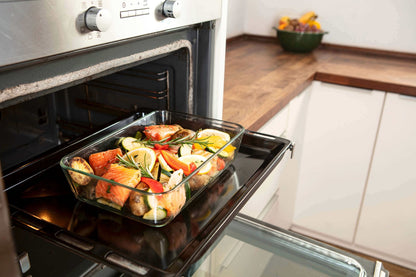 ZWILLING FRESH &amp; SAVE Szklany pojemnik prostokątny 2 ltr, szary