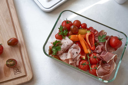 ZWILLING FRESH &amp; SAVE Szklany pojemnik prostokątny 2 ltr, szary
