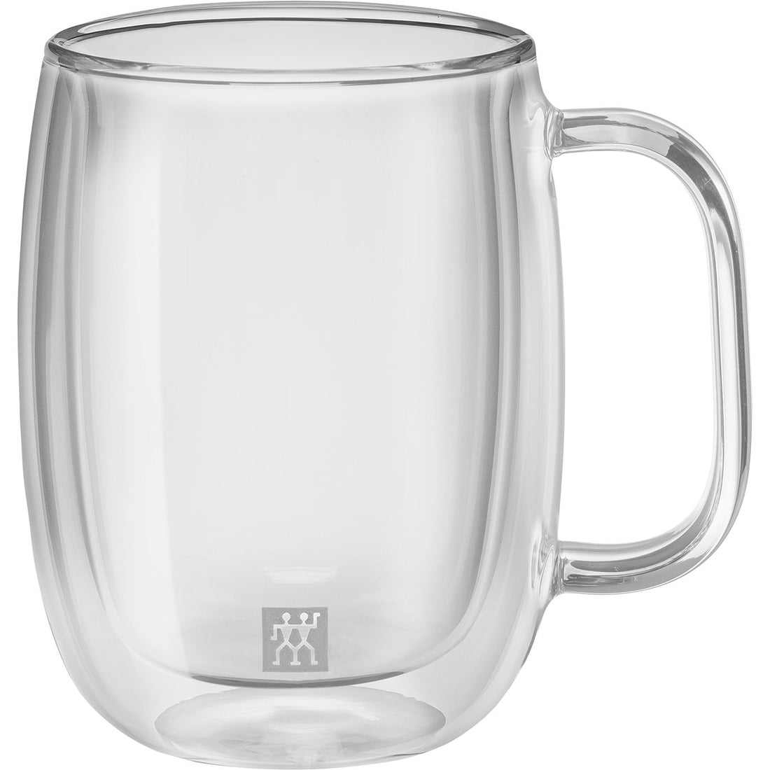 ZWILLING SORRENTO PLUS Zestaw dwóch szklanek do kawy z uchwytem 355 ml