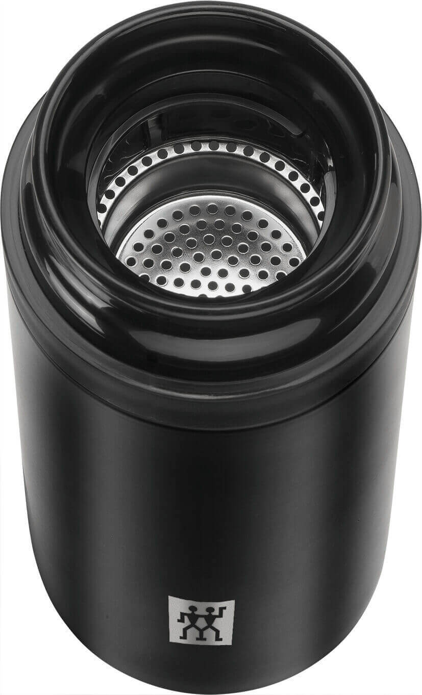 ZWILLING THERMO Thermobecher mit Teefilter 420 ml schwarz